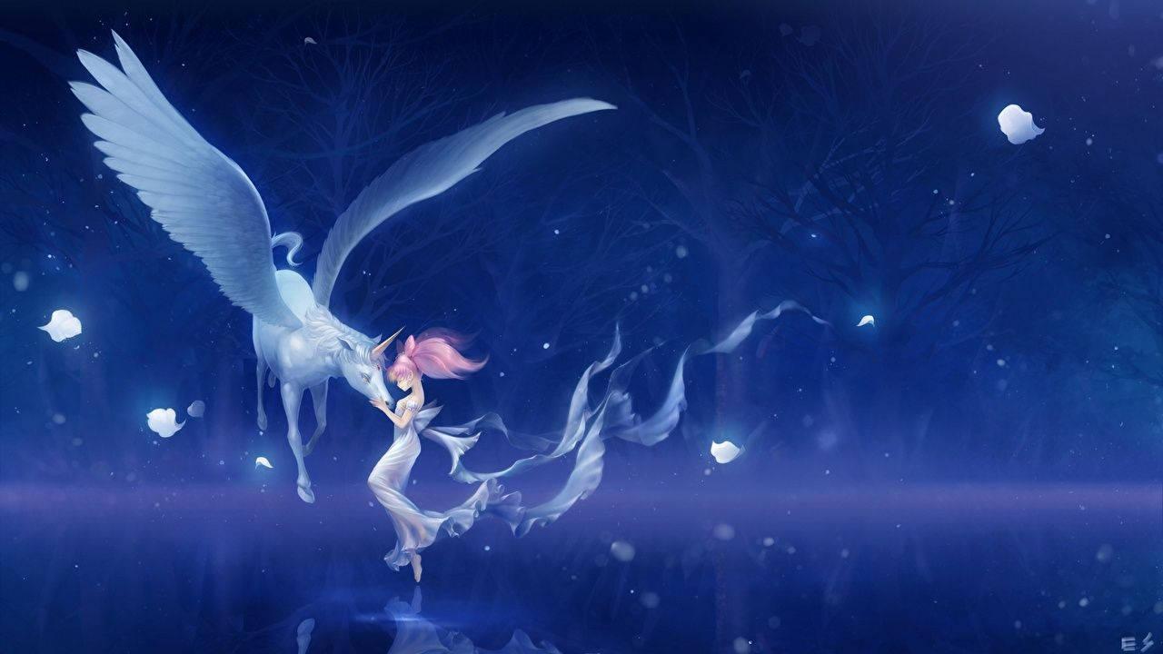 Sailor Moon Chibiusa And Unicorn — 1280x720 wallpaper