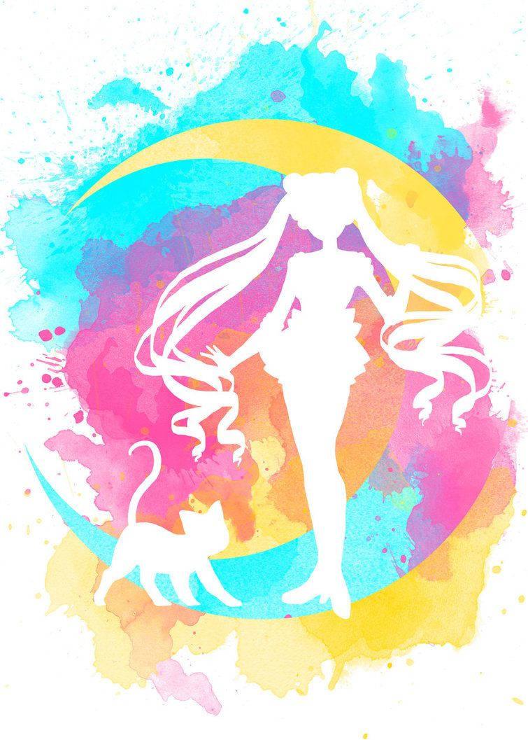 Sailor Moon Watercolor — 755x1057 wallpaper