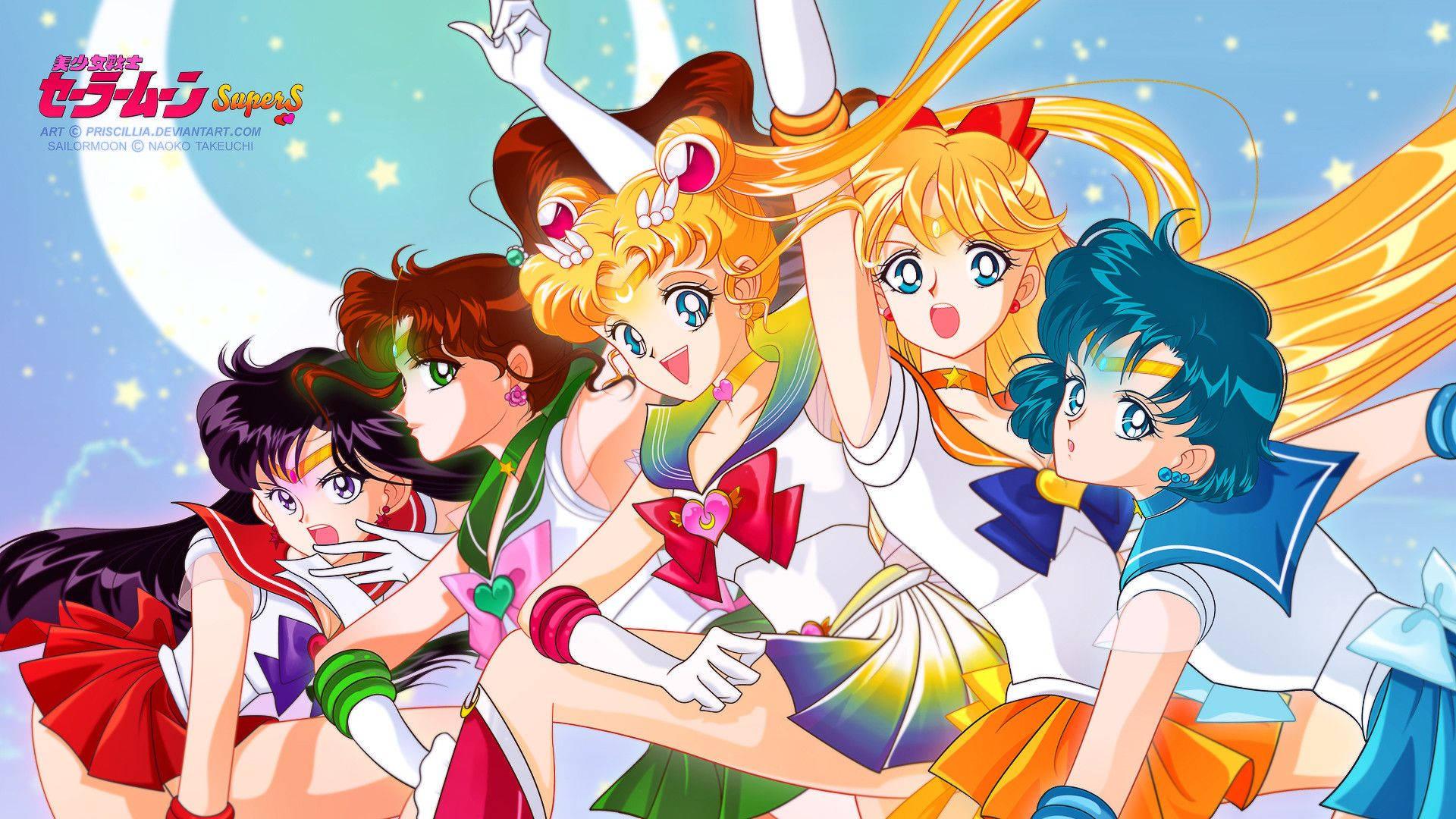 Sailor Moon With Friends — 1920x1080 wallpaper