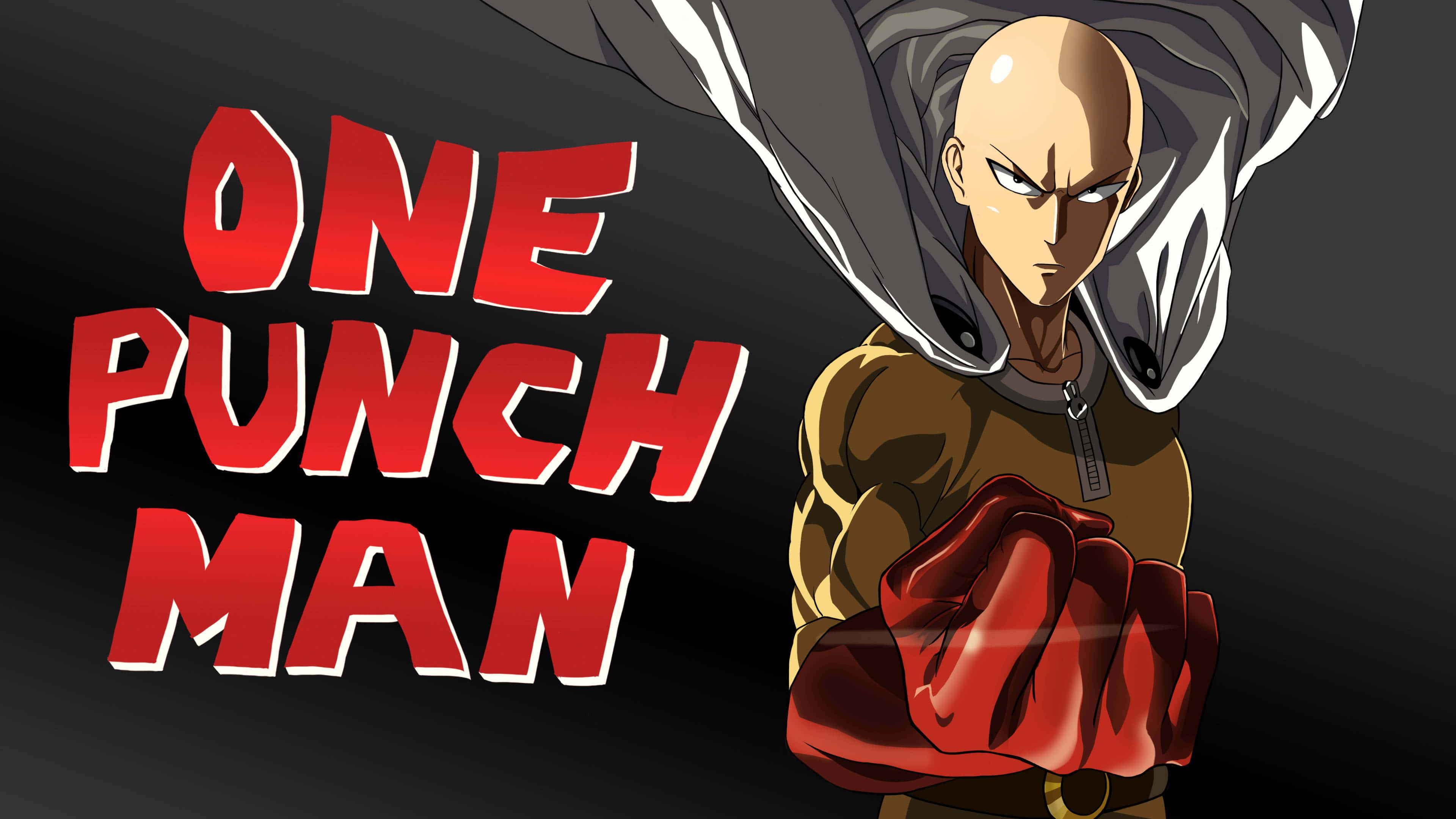 Saitama prepares for another hero for hire mission — 3840x2160 wallpaper
