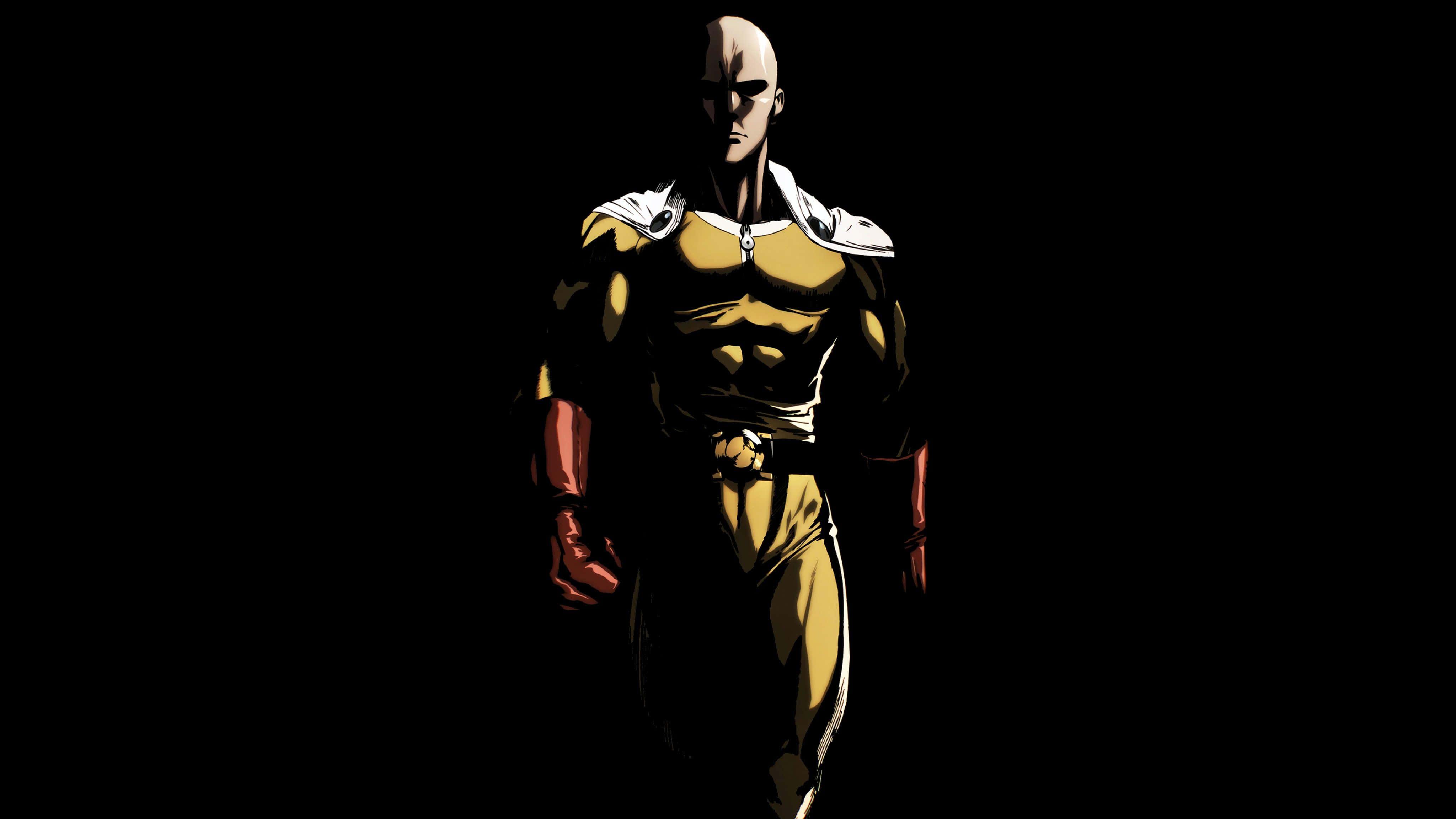 Saitama, the hero of One Punch Man — 4096x2304 wallpaper