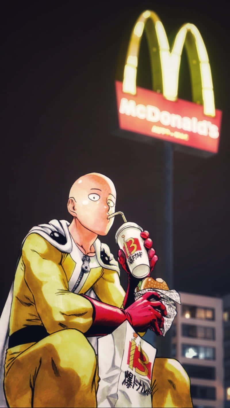 Saitama, the Superhero for Hire — 800x1422 wallpaper