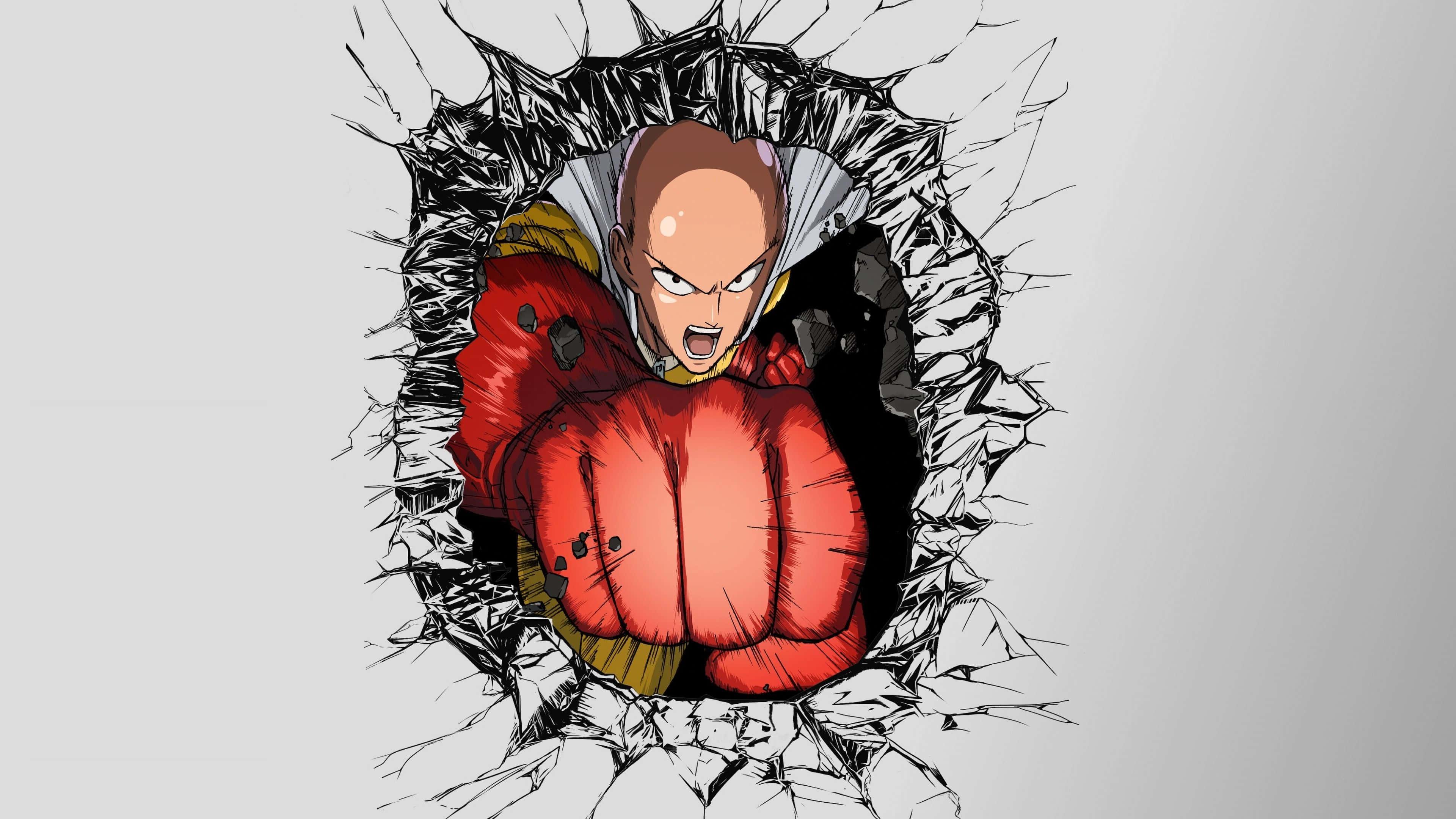 Saitama - The Unstoppable One Punch Man — 3840x2160 wallpaper