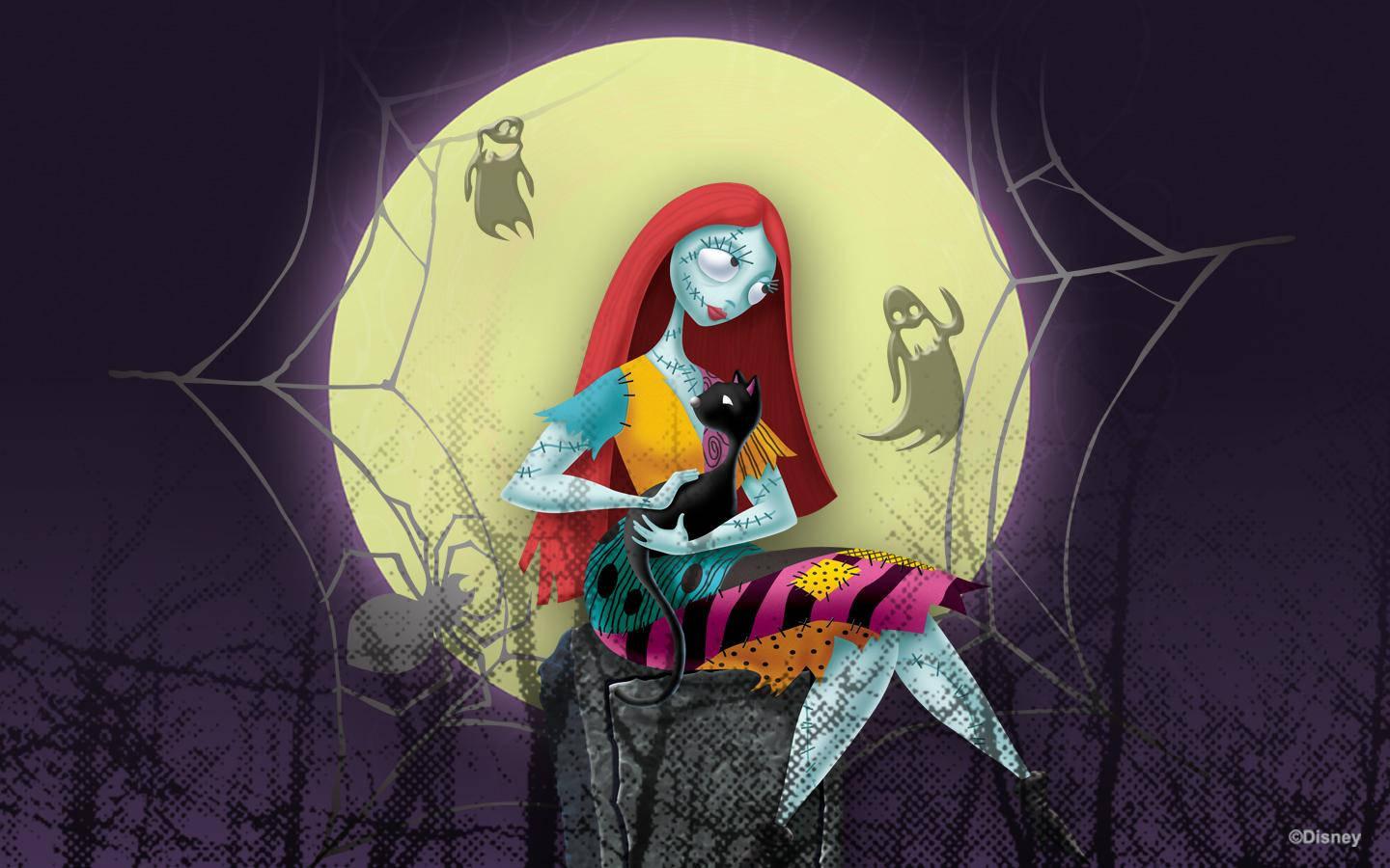 Sally, the beloved rag doll from The Nightmare Before Christmas — 1440x900 wallpaper