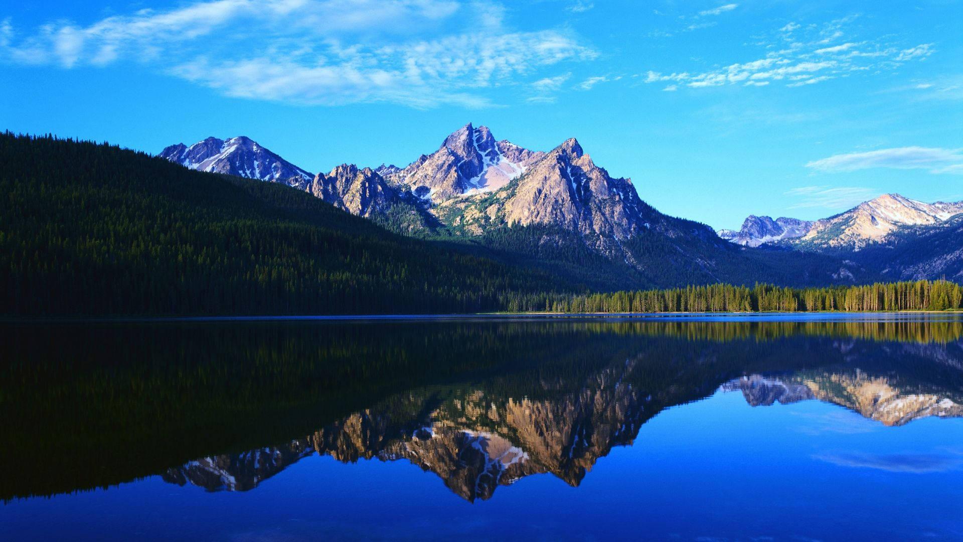 Salmon-Challis Lake Laptop — 1920x1080 wallpaper