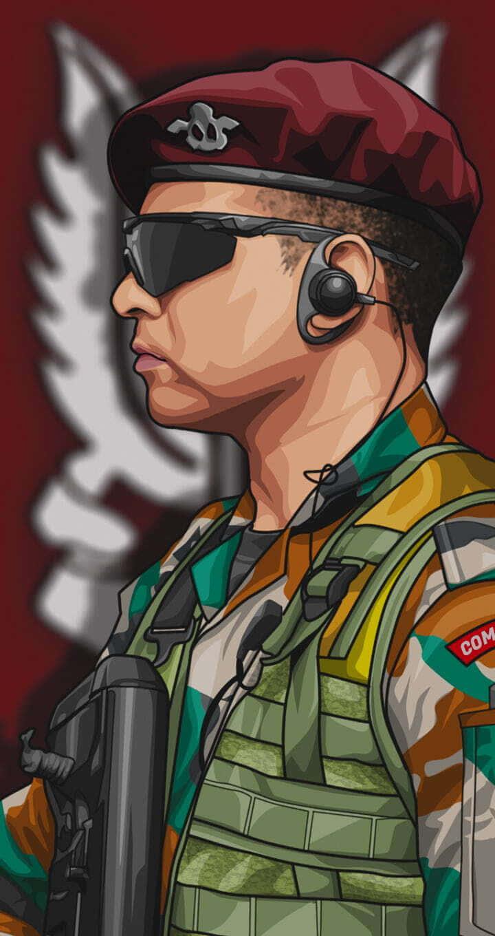 Saluting the Brave Men and Women of the Indian Army — 720x1360 wallpaper