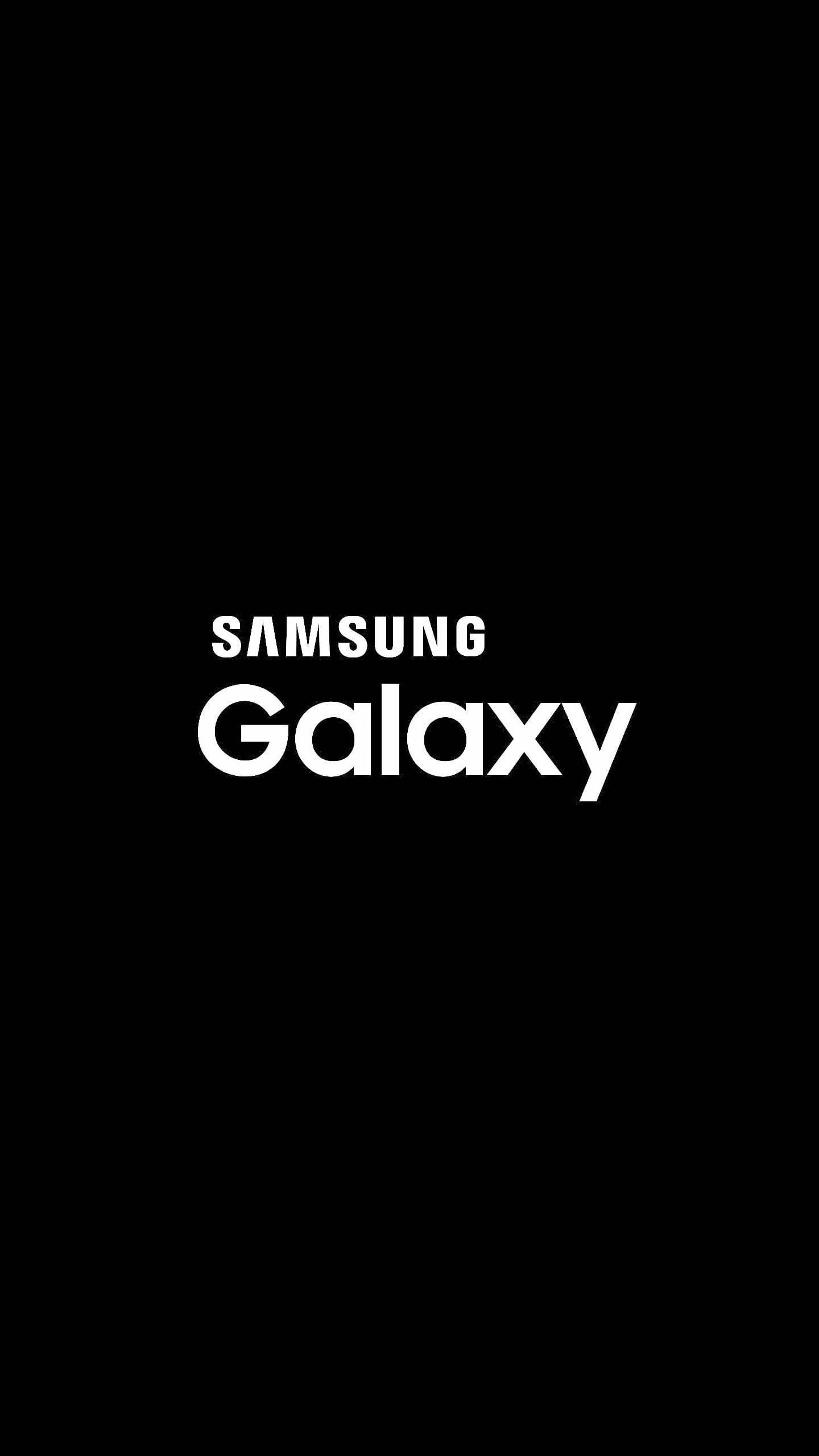 Samsung Full HD Logo On Black — 1440x2560 wallpaper