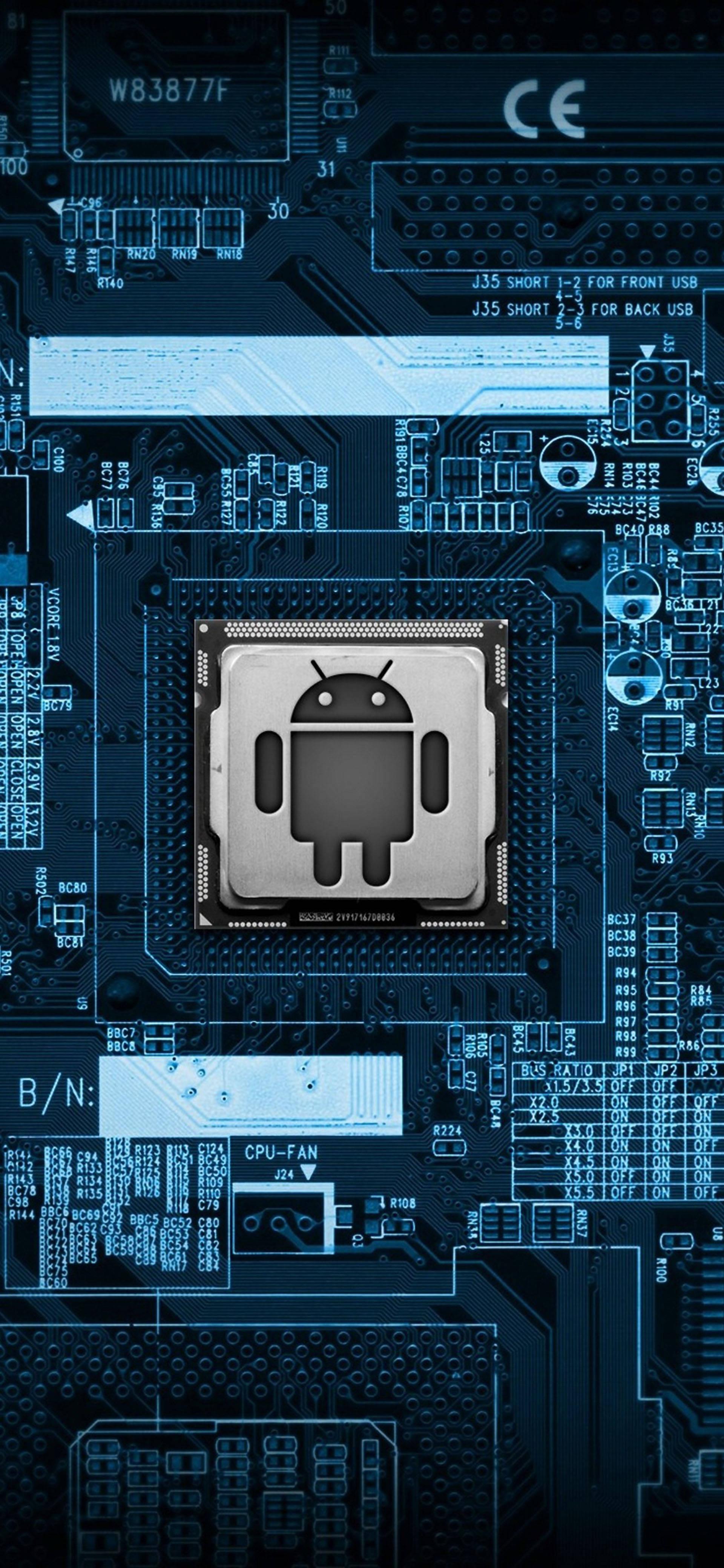 Samsung Galaxy S22 Android Circuit — 1920x4160 wallpaper
