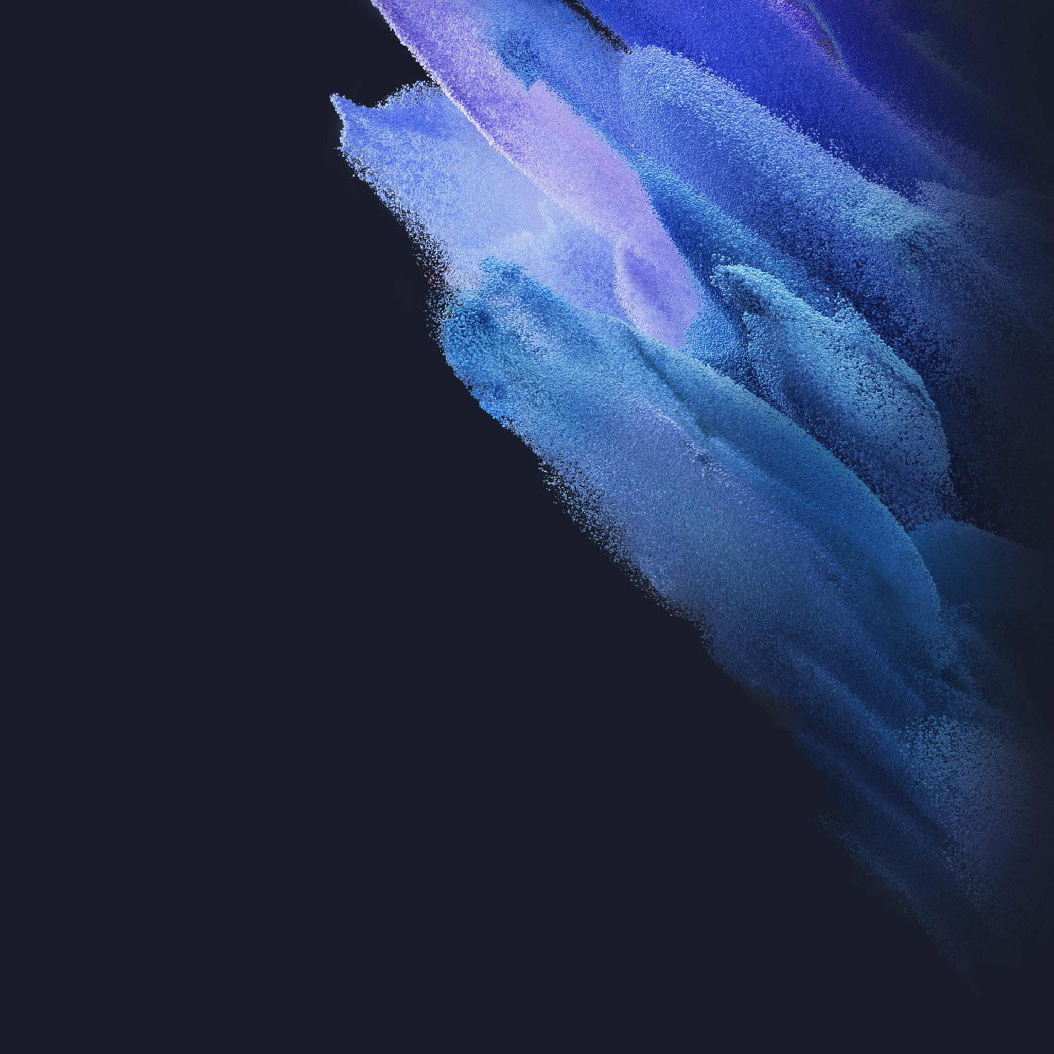 Samsung Galaxy S22 Blue Strokes — 2048x2048 wallpaper
