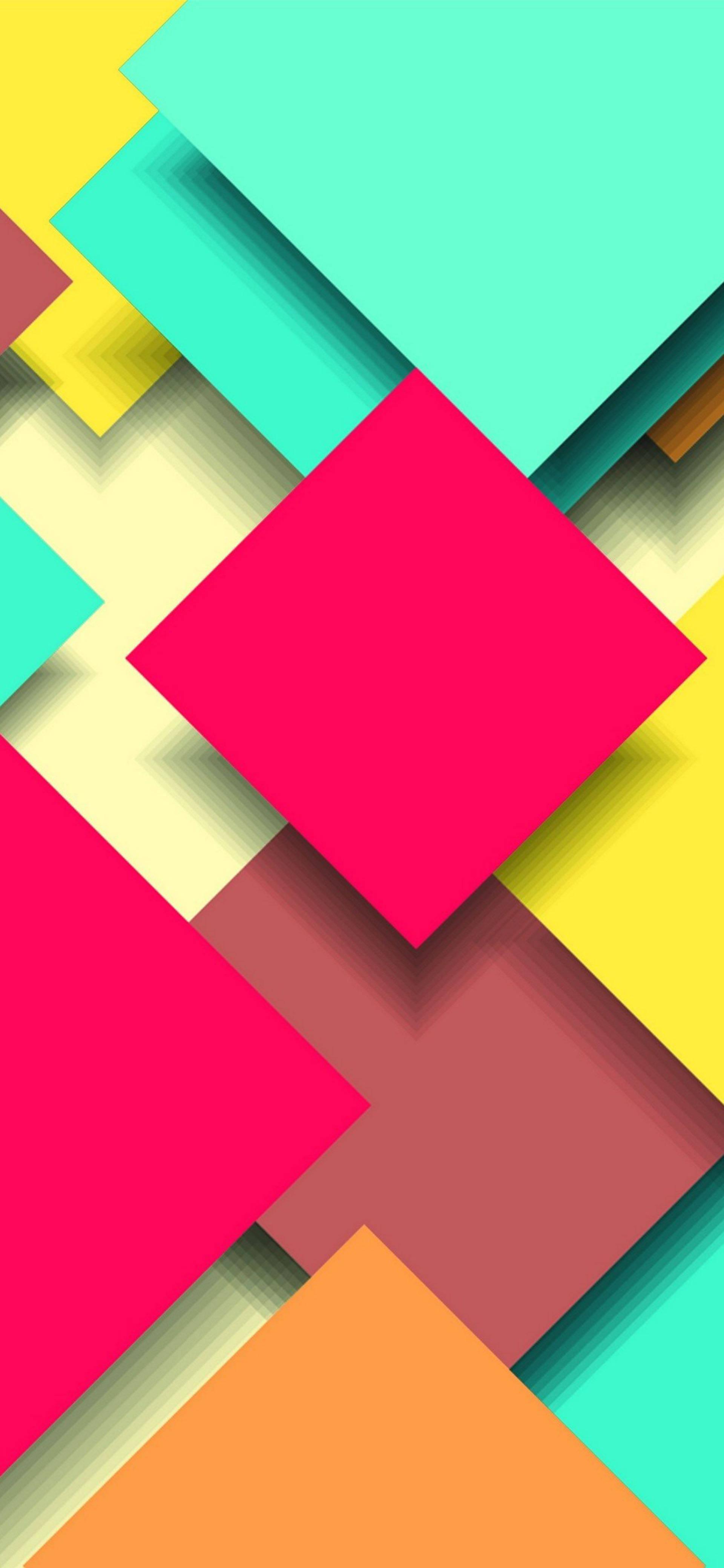 Samsung Galaxy S22 Colorful Squares — 1920x4160 wallpaper