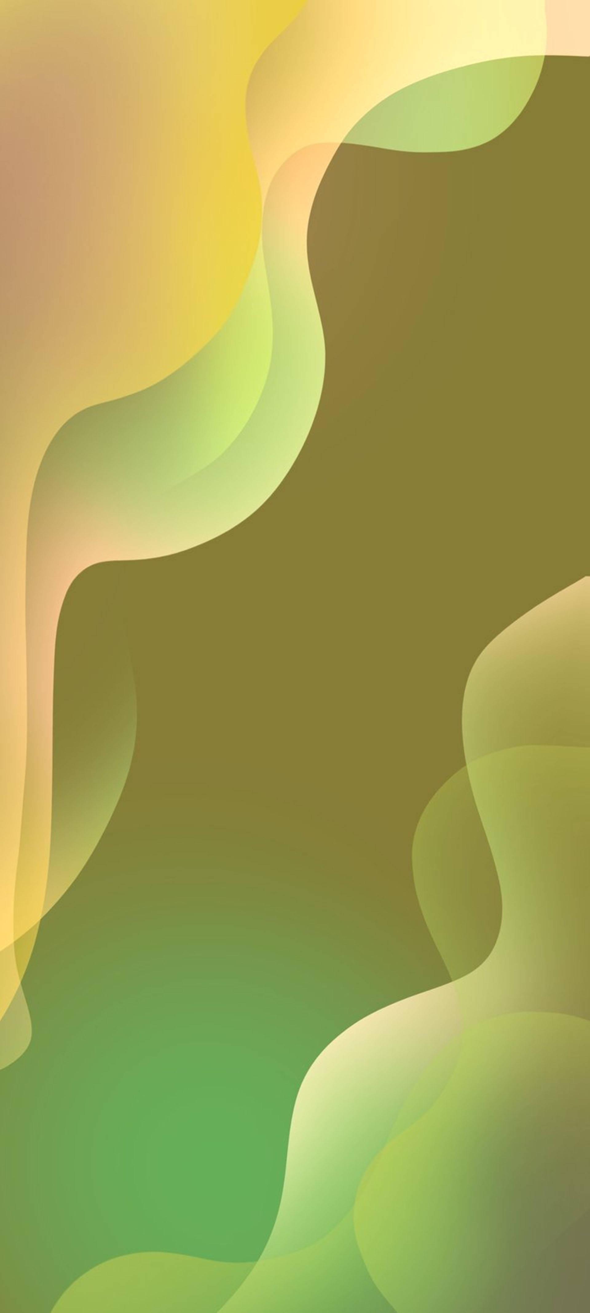 Samsung Galaxy S22 Lime Waves — 1920x4268 wallpaper
