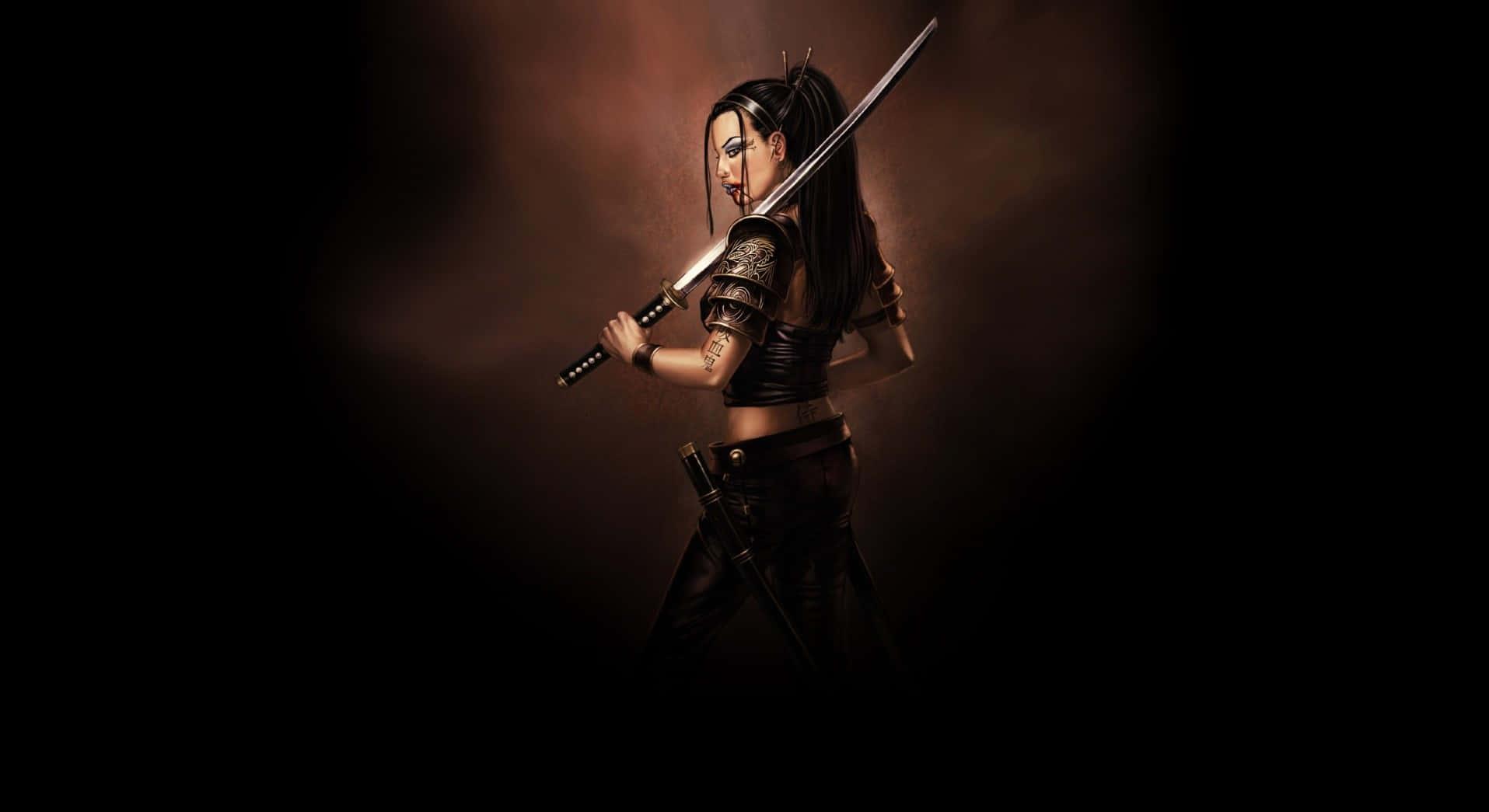 Samurai background — 1915x1045 wallpaper