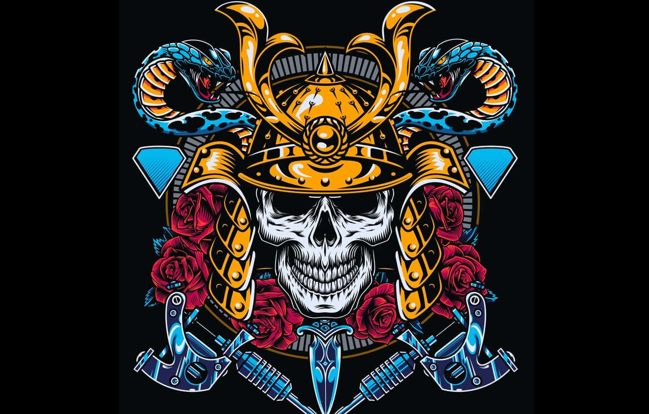 Samurai background — 1332x850 wallpaper
