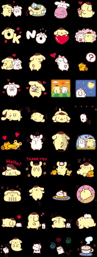 Sanrio Character Expressions Compilation — 412x1090 wallpaper