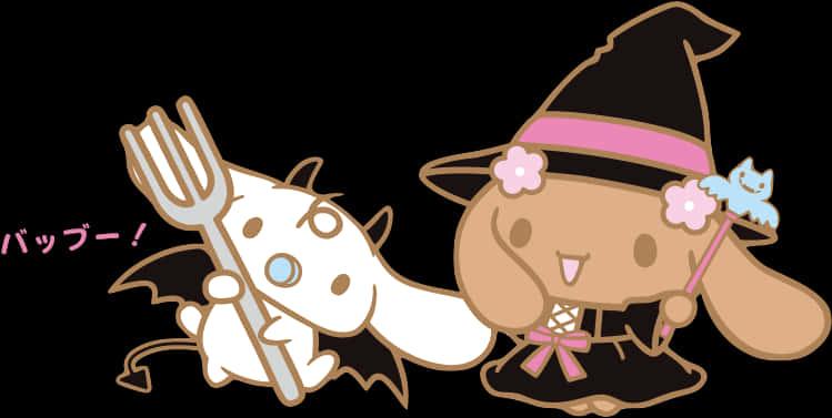 Sanrio Charactersin Halloween Costumes — 749x377 wallpaper