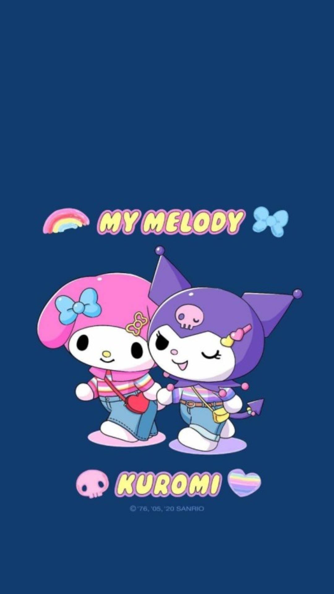 Sanrio’s Cute My Melody Kuromi — 1080x1920 wallpaper