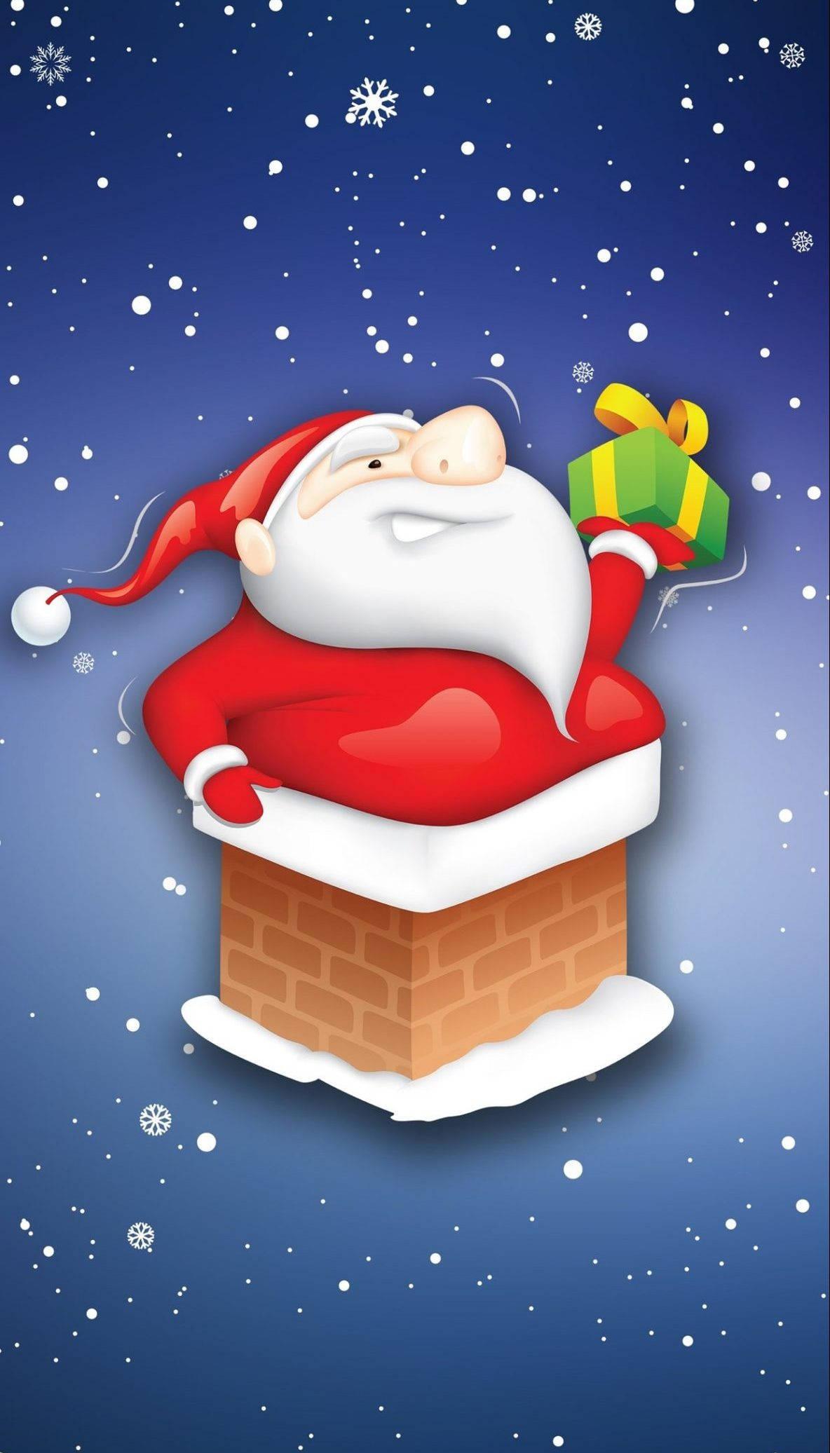 Santa Claus Winter iPhone — 1184x2073 wallpaper