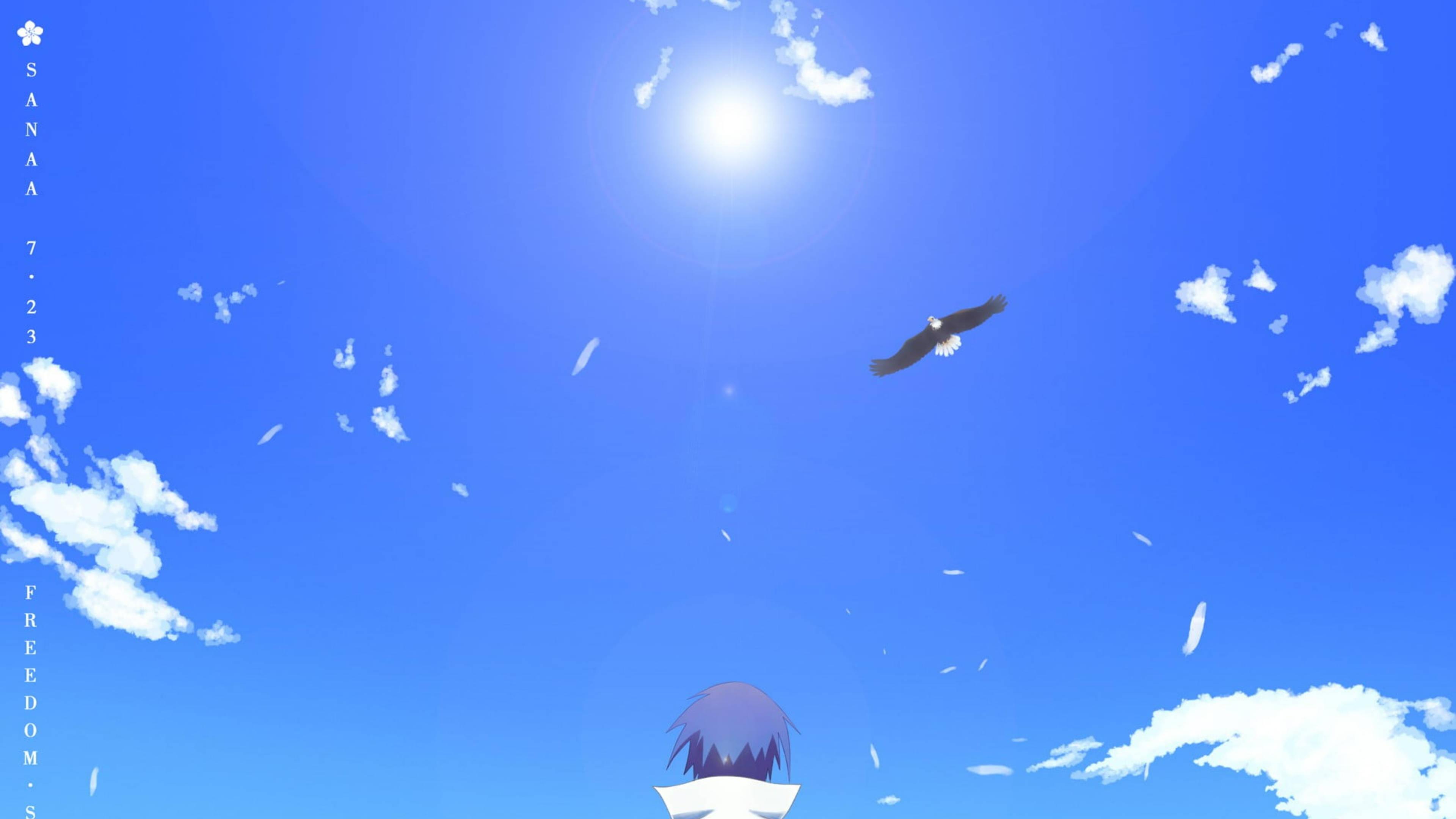 Sasuke Under Sunny Sky — 3840x2160 wallpaper