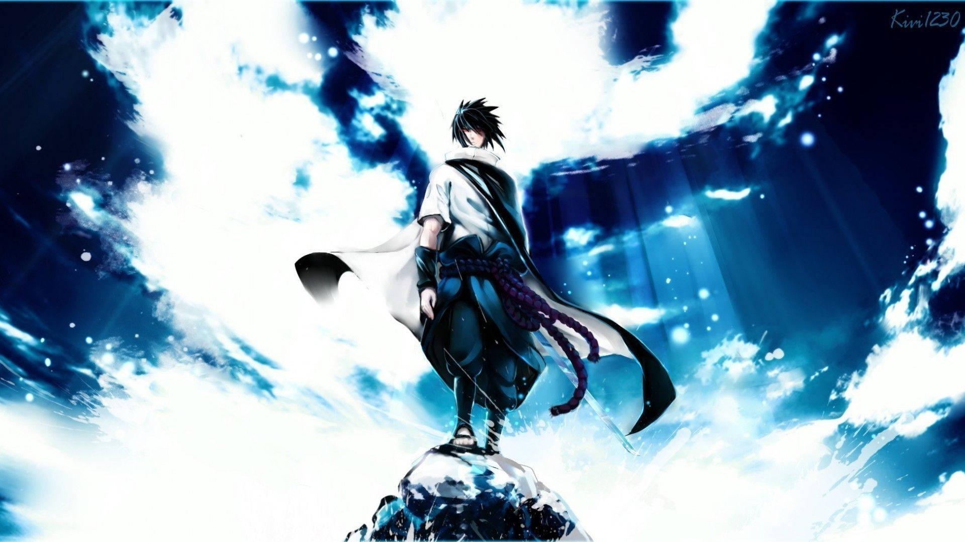 Sasuke unleashes Lighting Chidori — 1920x1080 wallpaper