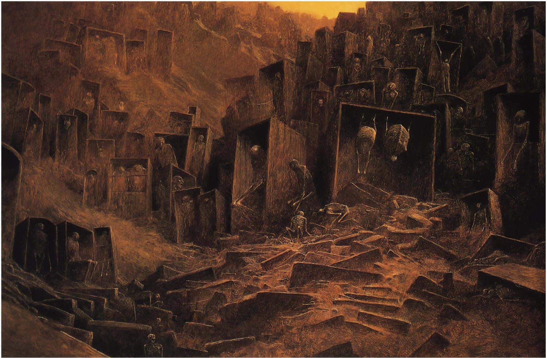 Scary Cemetery Picture — 1741x1140 wallpaper
