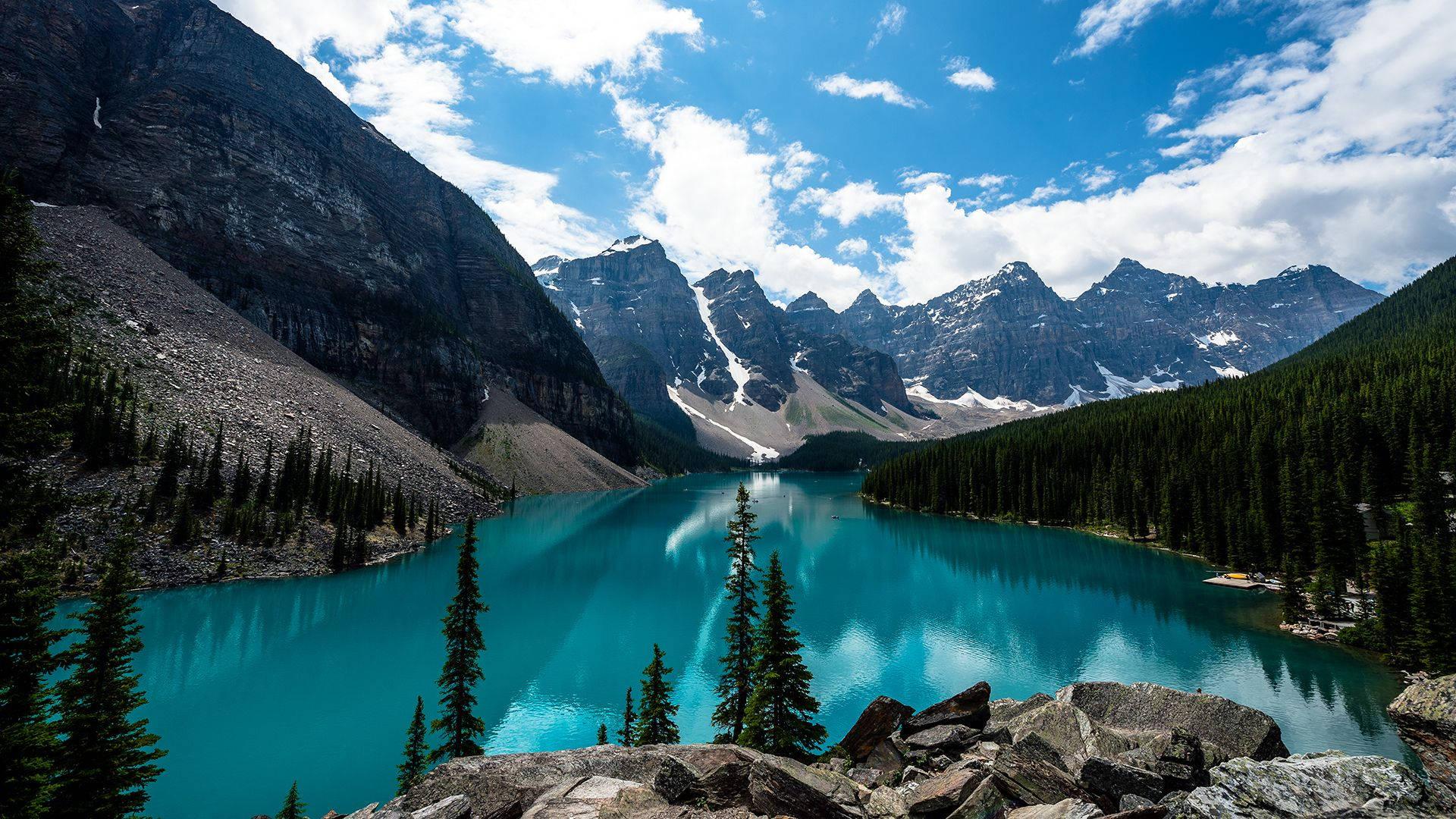 Scenic Blue Lake — 1920x1080 wallpaper