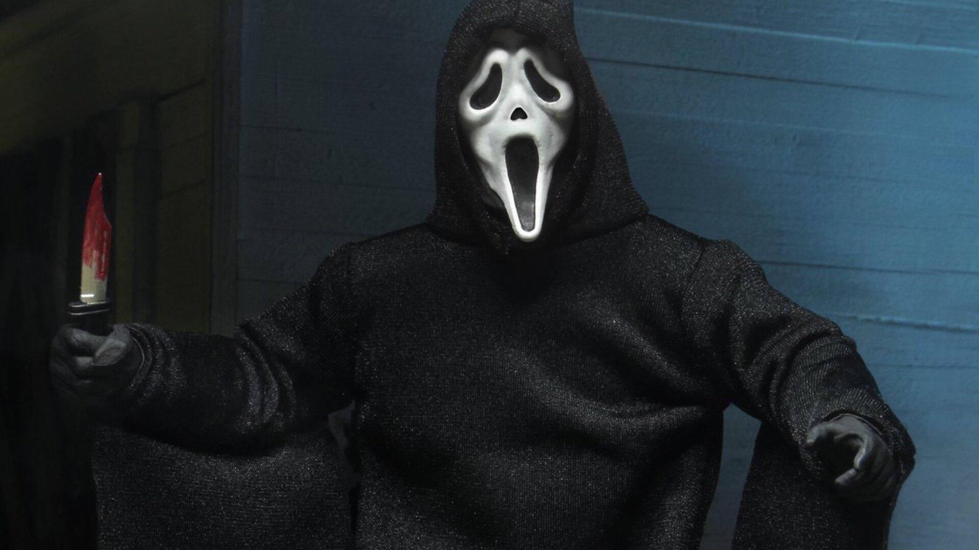 Scream Ghostface Bloody Knife — 1920x1080 wallpaper