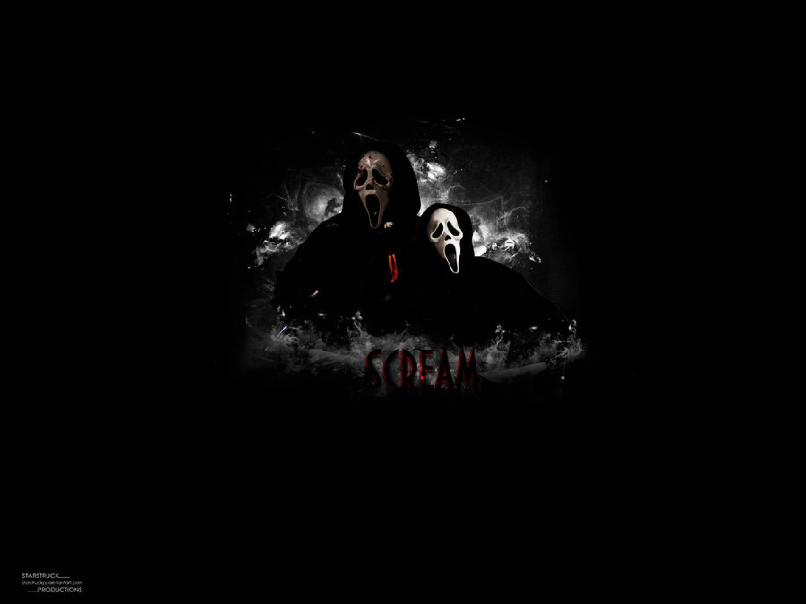 Scream Ghostface Mask Art — 2800x2100 wallpaper