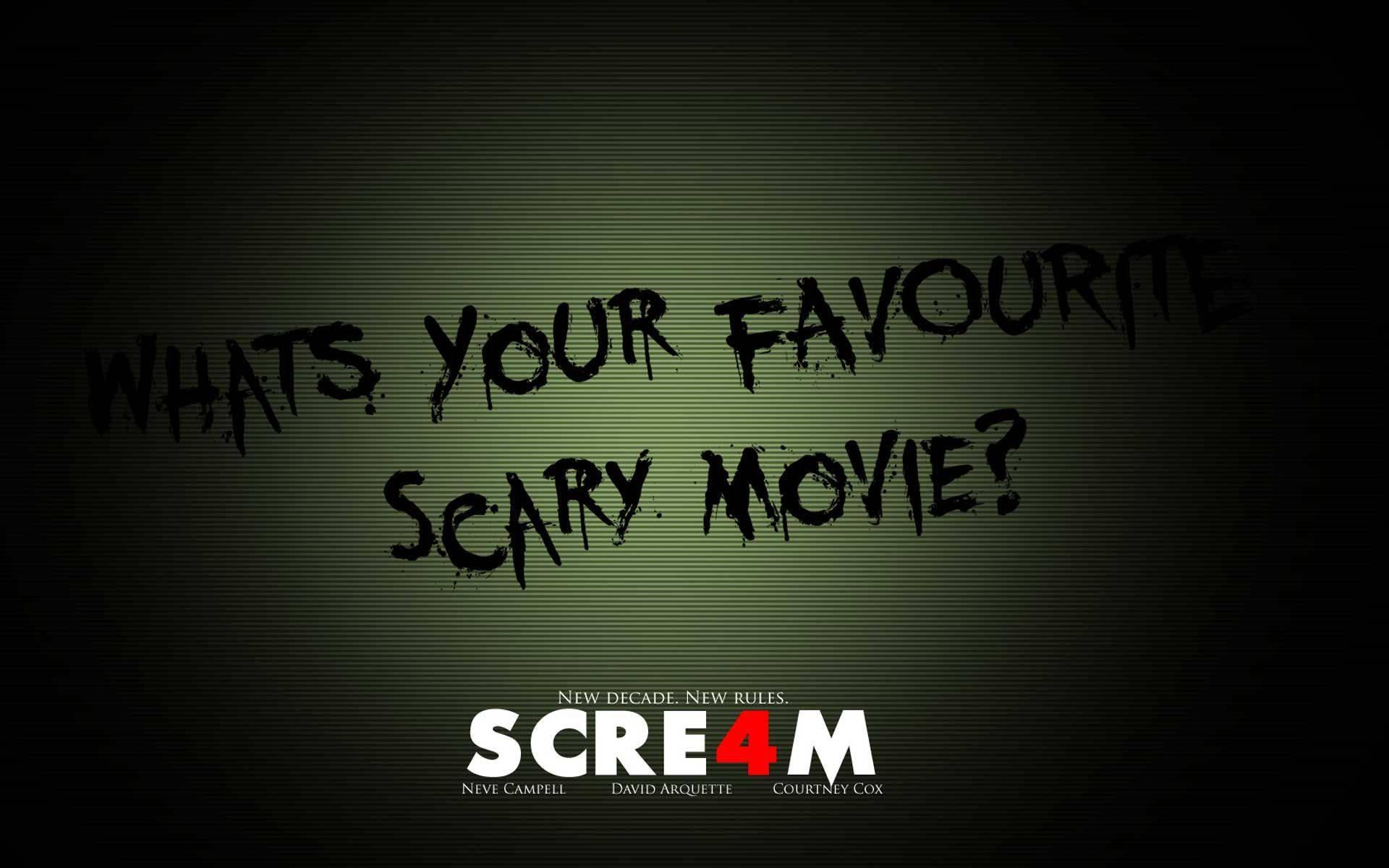 Scream Scary Movie Poster — 1920x1200 wallpaper