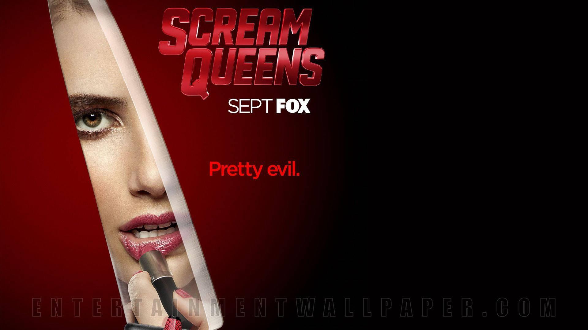 Scream Woman Reflecting On Knife — 1920x1080 wallpaper