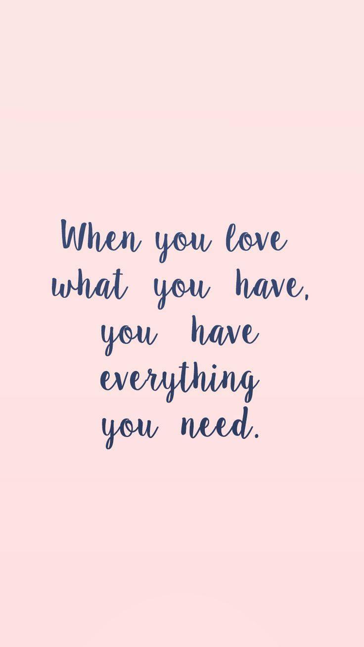 Self-Contentment Motivational Quotes iPhone — 736x1309 wallpaper