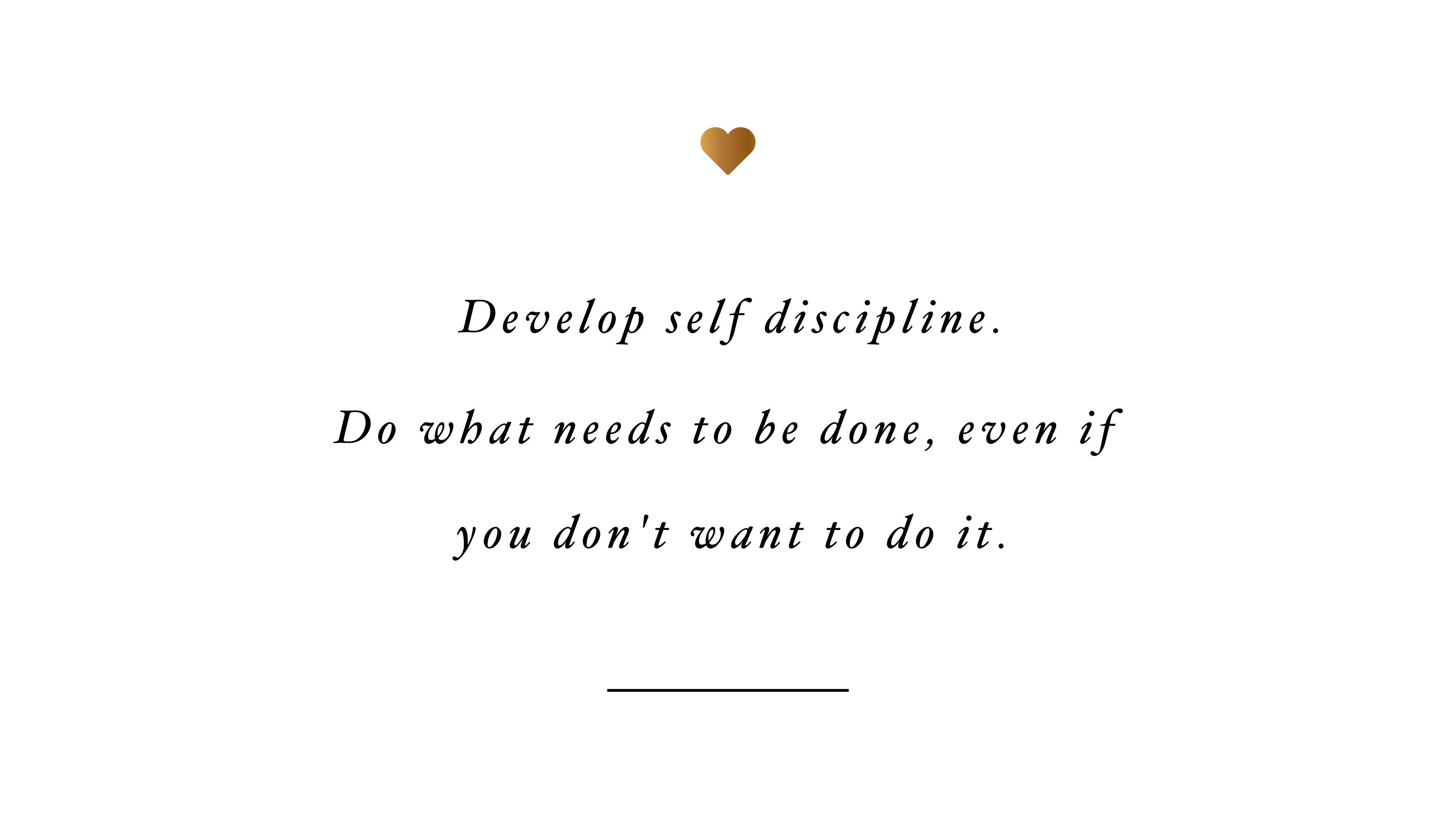 Self Discipline Motivational Aesthetic Desktop — 5120x2880 wallpaper