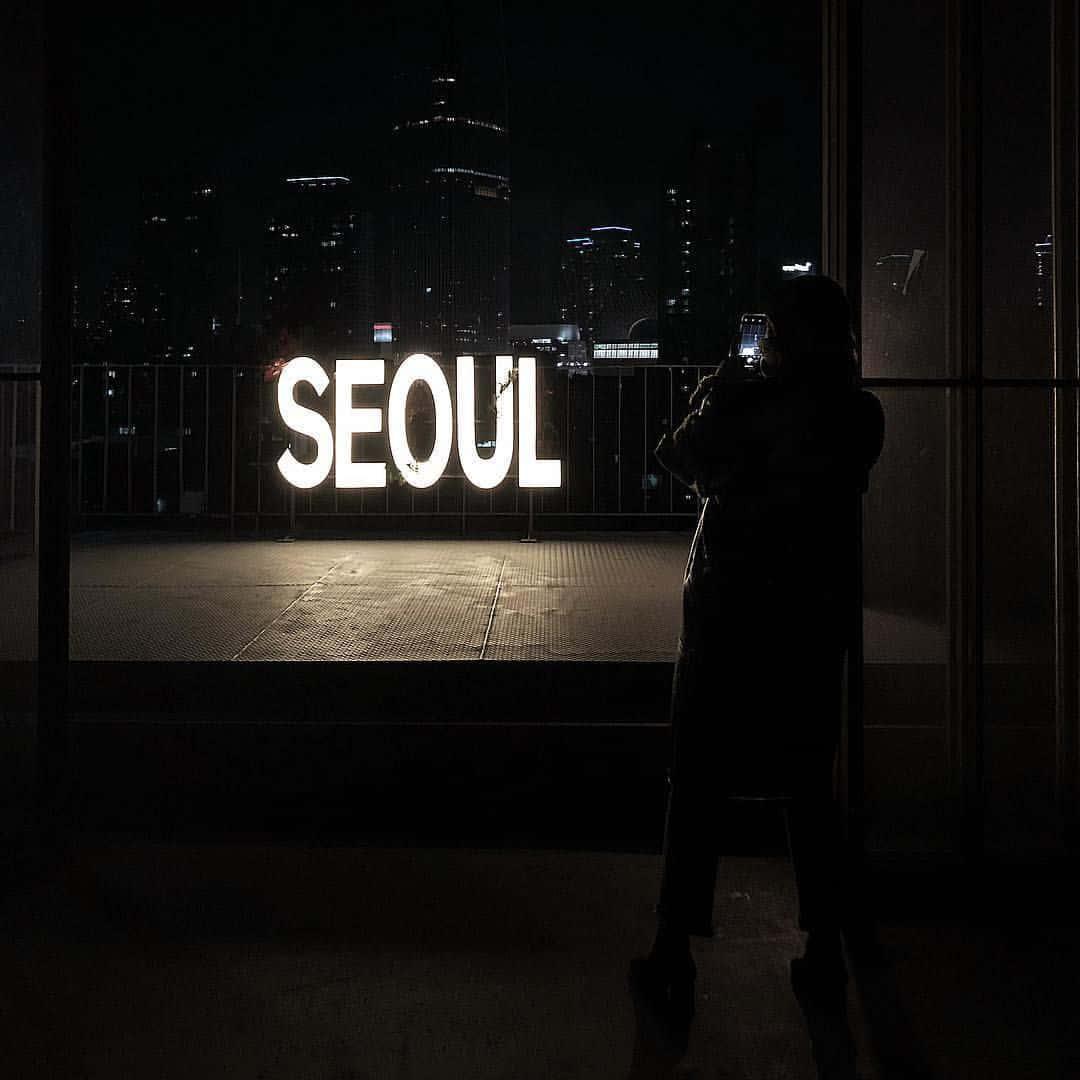 Seoul Light Dark Aesthetic Picture — 1080x1080 wallpaper