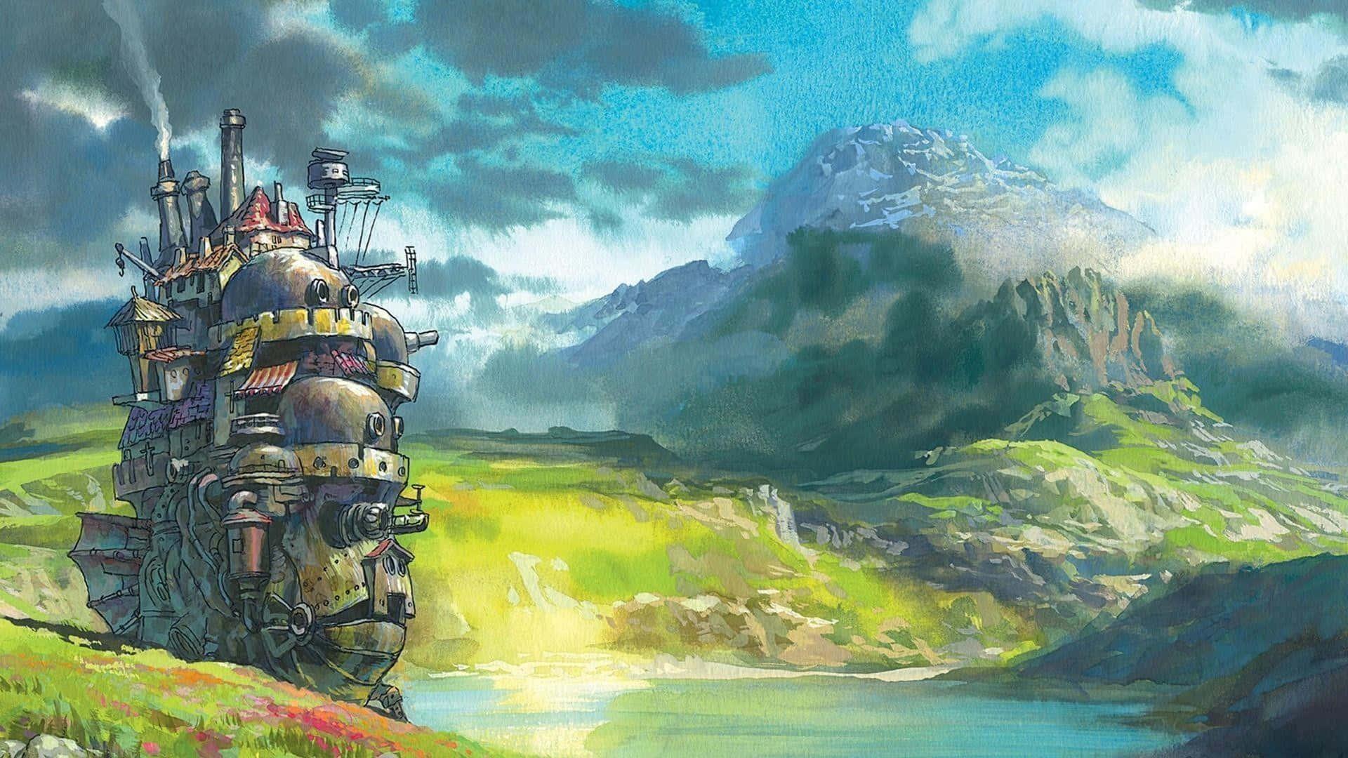 Serene Ghibli Nature Scene — 1920x1080 wallpaper