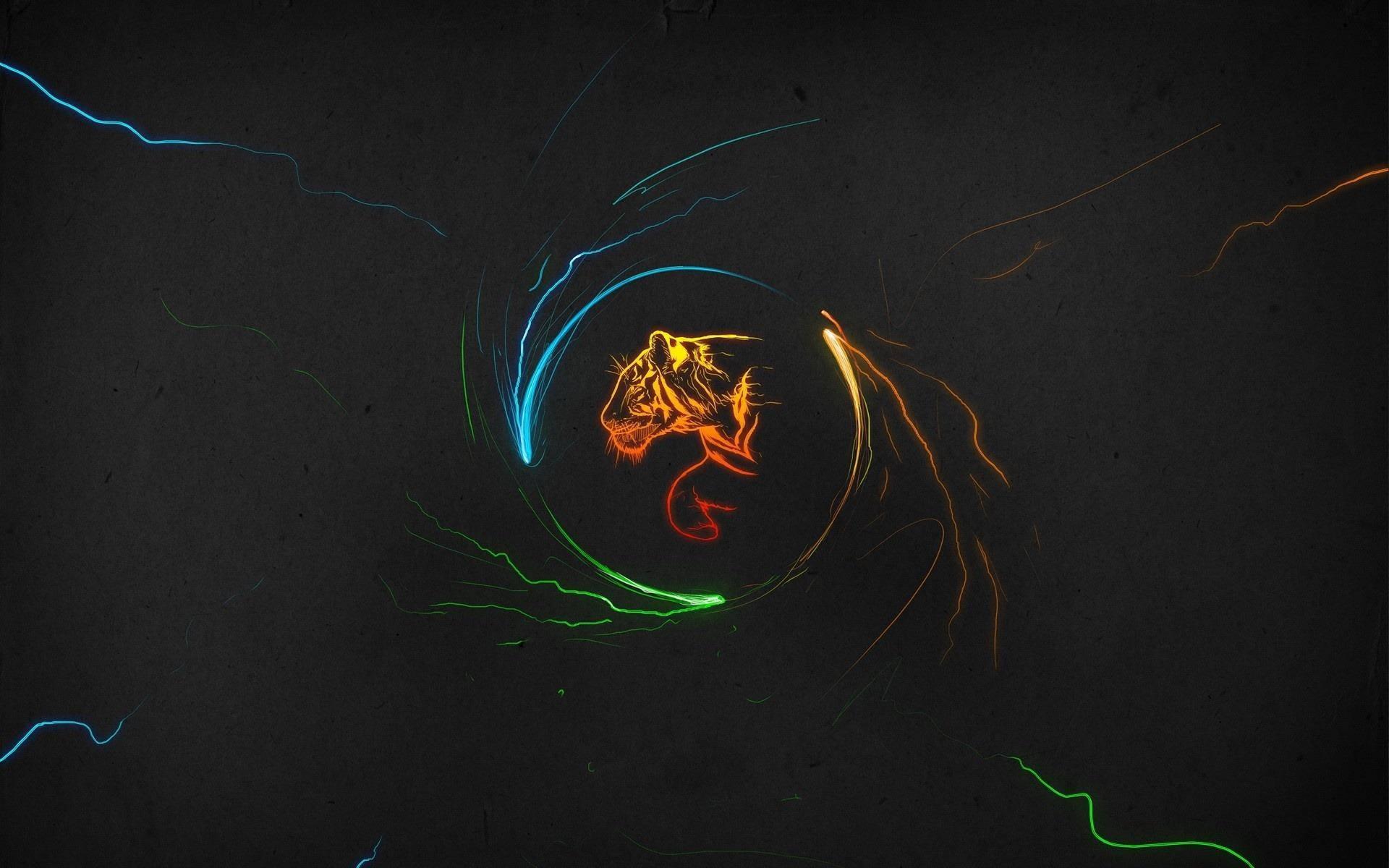 Set your style apart with this unique tablet featuring a bold tiger art design — 1920x1200 wallpaper