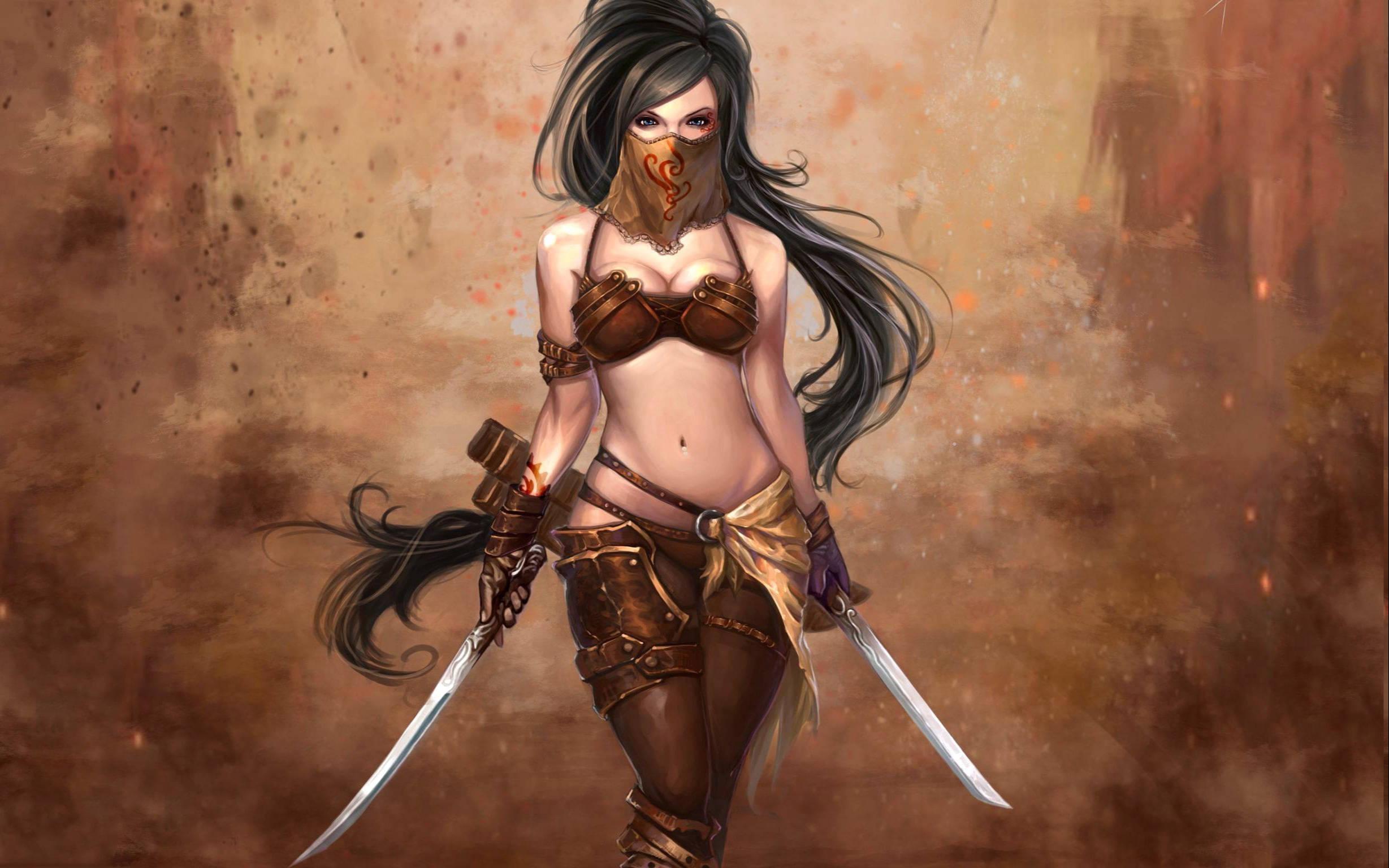 Sexy Anime Assassin — 2457x1536 wallpaper