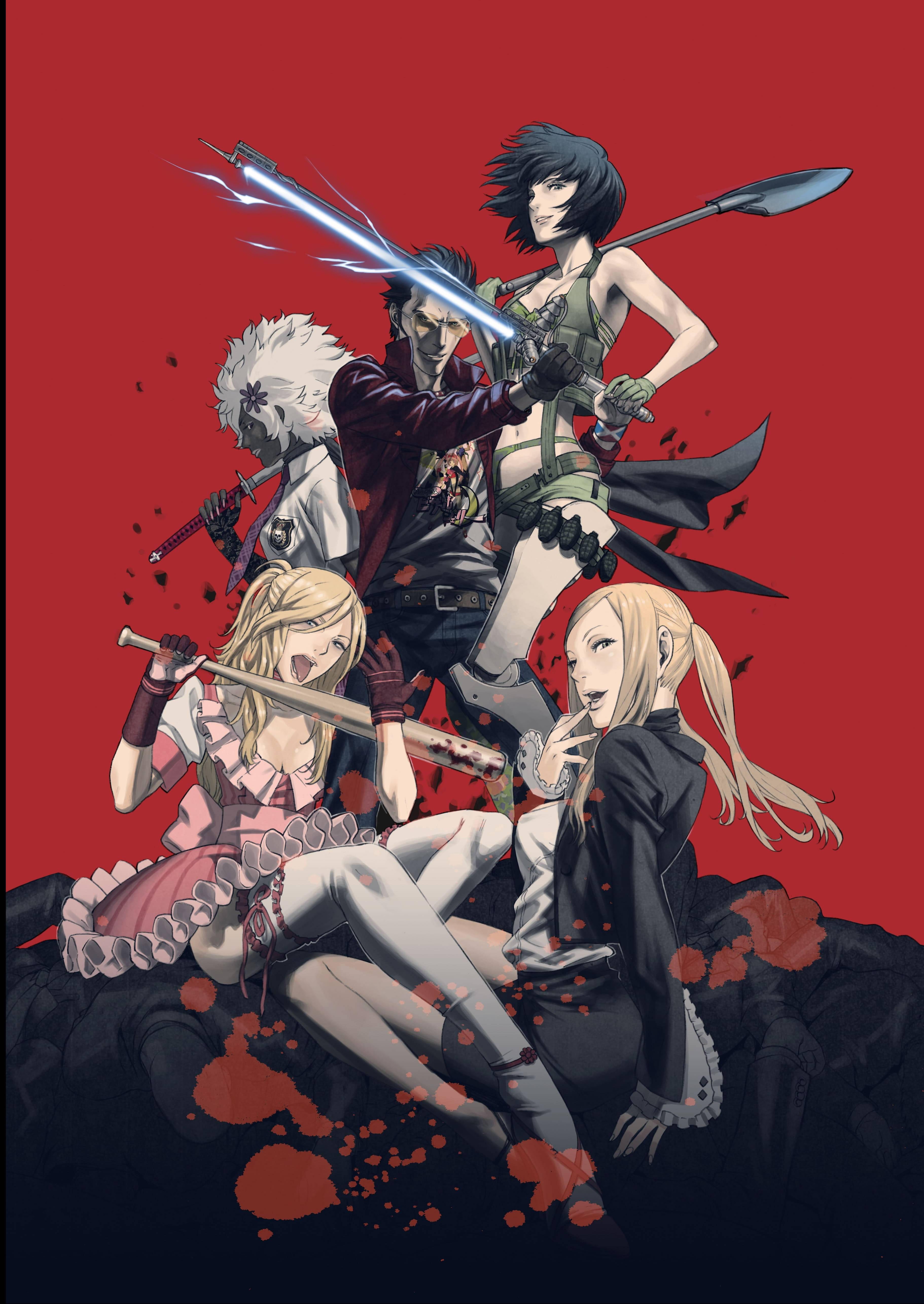 Sexy Anime Gang Of Assassins — 3644x5140 wallpaper