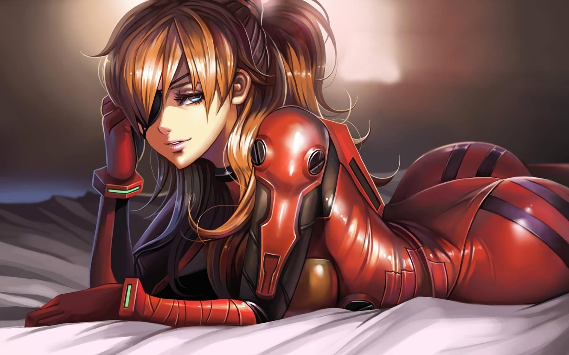 Sexy Anime Girl Asuka — 1920x1200 wallpaper