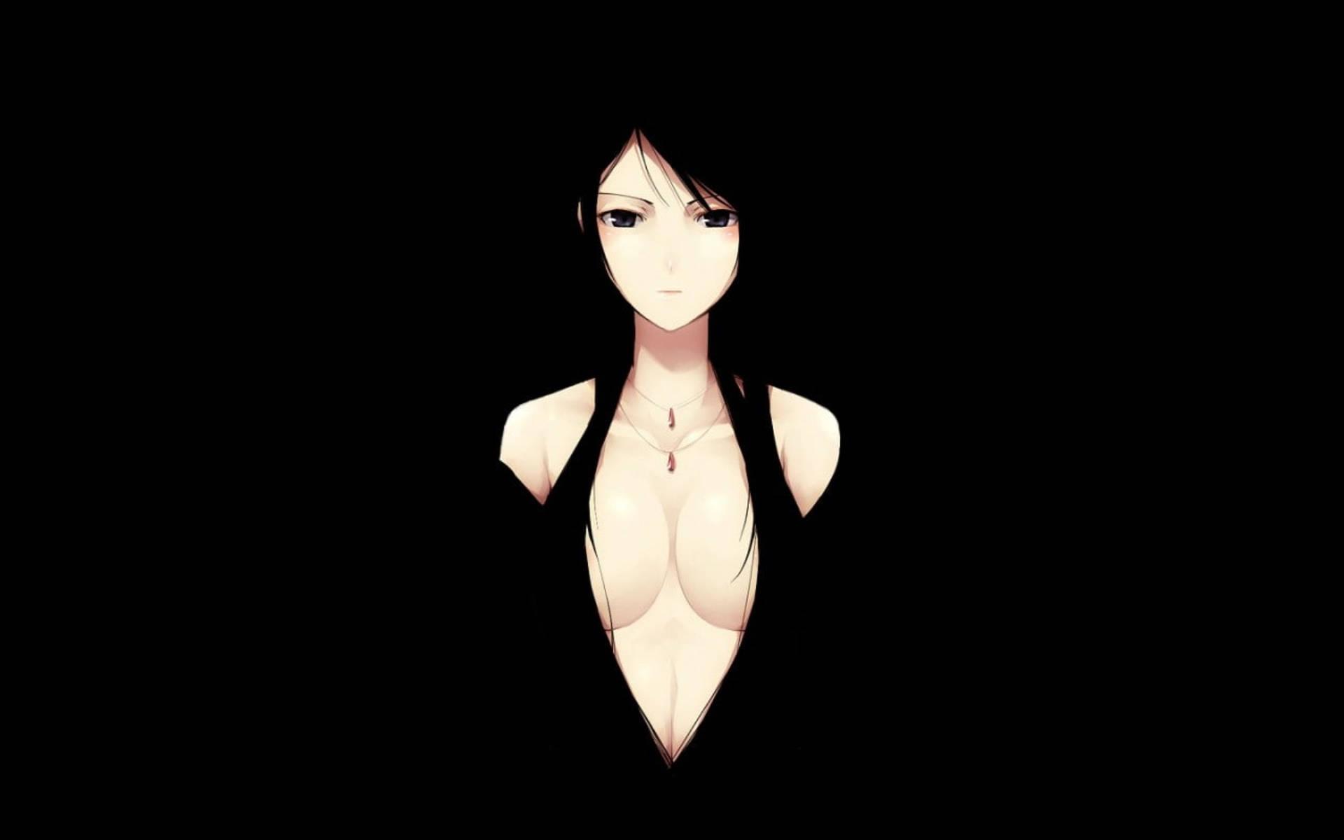 Sexy Anime Girl In Black — 1920x1200 wallpaper
