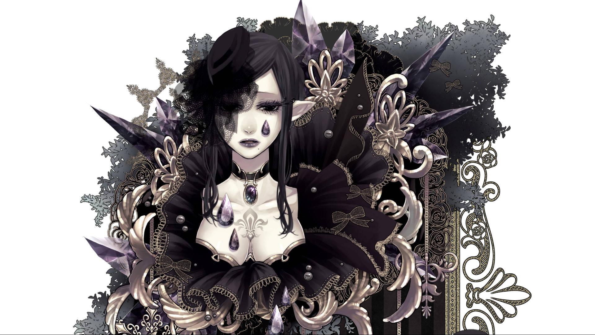 Sexy Gothic Anime Girl — 1920x1081 wallpaper