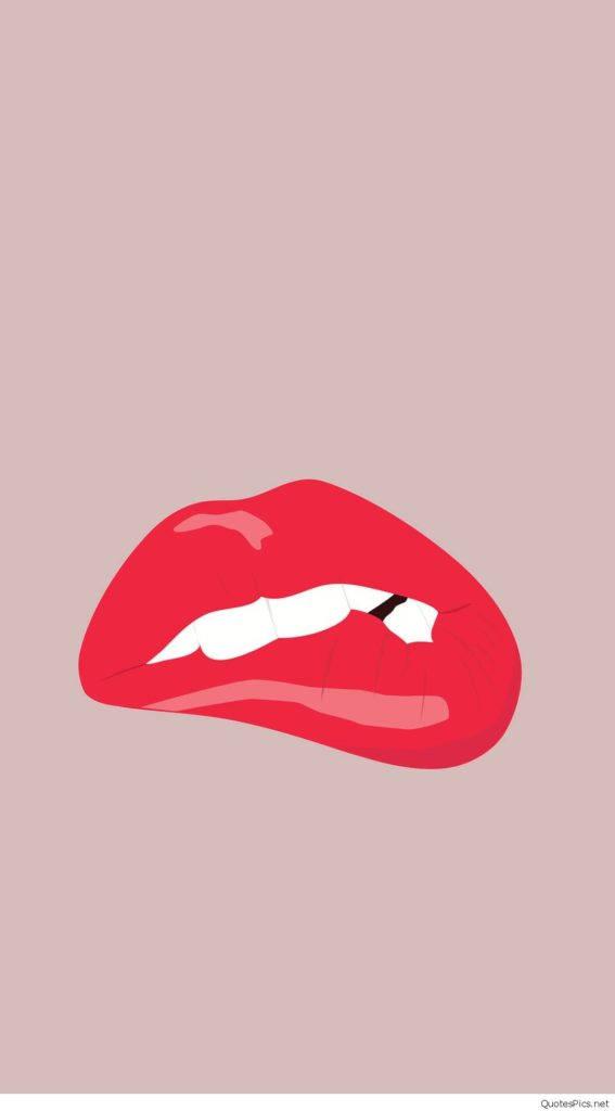 Sexy Lips Girly Lock Screen Iphone — 567x1024 wallpaper