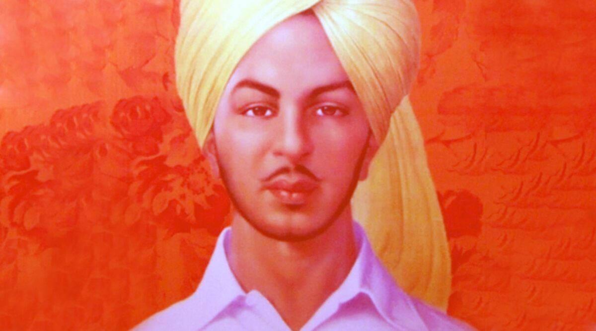 Shaheed Bhagat Singh Overlay Portrait — 1200x667 wallpaper