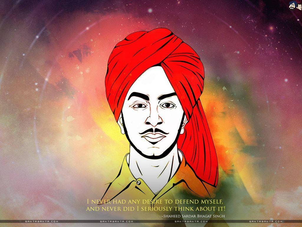 Shaheed Bhagat Singh Spiral Splash Effects — 1024x768 wallpaper