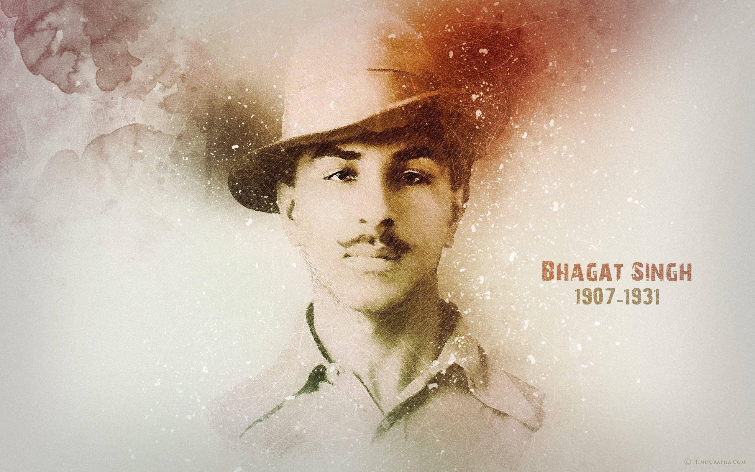 Shaheed Bhagat Singh Tribute Art Piece — 2560x1600 wallpaper