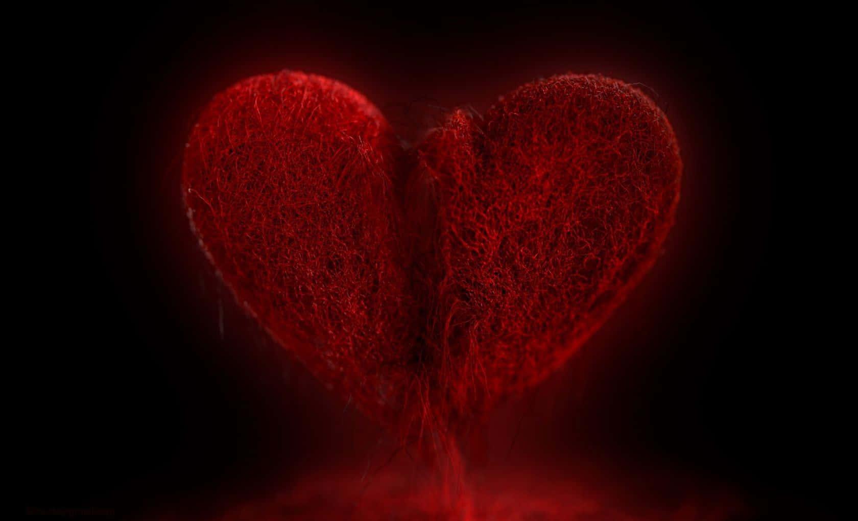 Shattered Heart in Darkness — 1680x1020 wallpaper