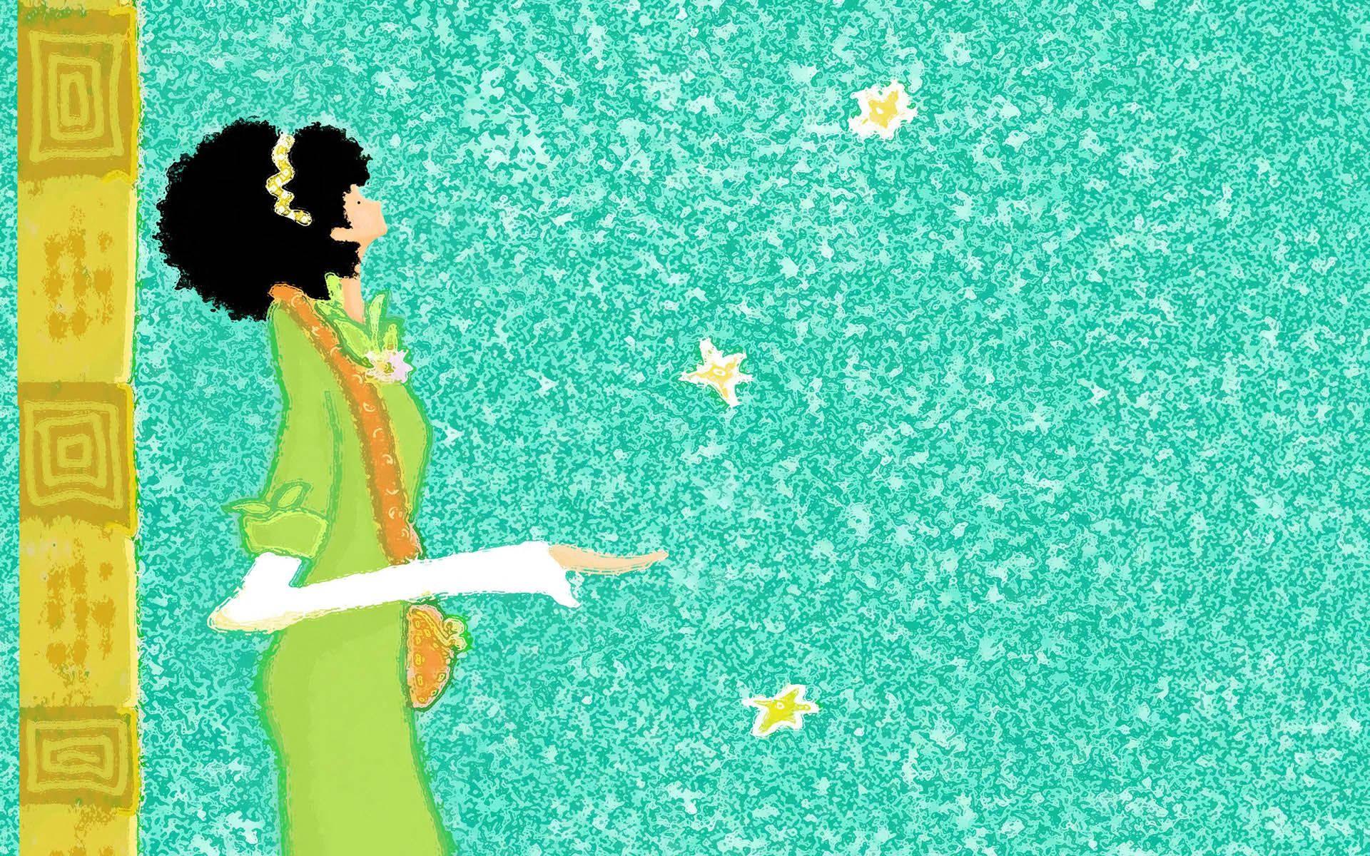 She's happy and wild — 1920x1200 wallpaper