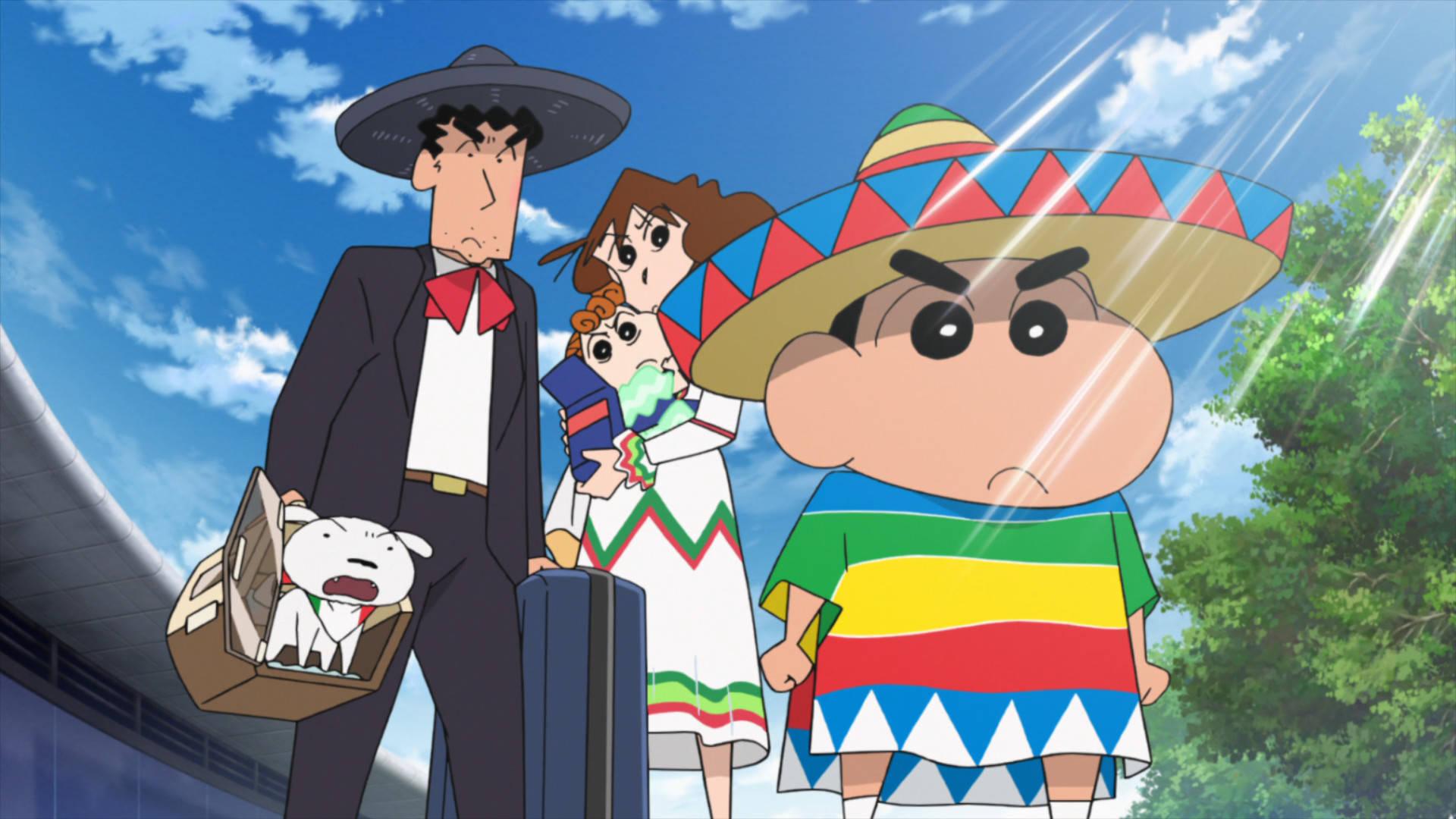Shin Chan Mexican Hat