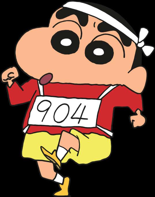 Shin Chan Runner Cartoon