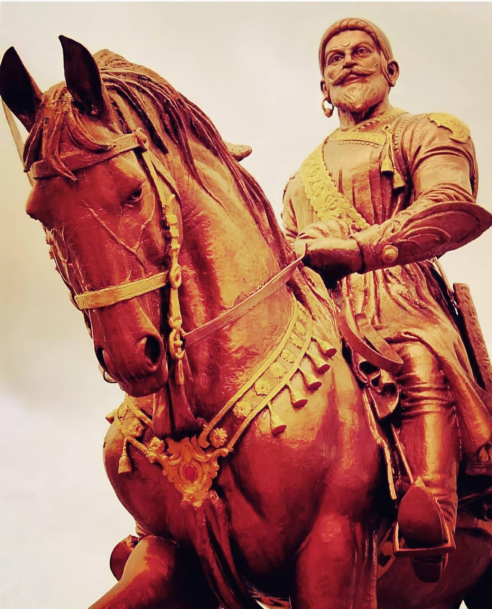 Shivaji Maharaj Riding A Horse — 1656x2048 wallpaper