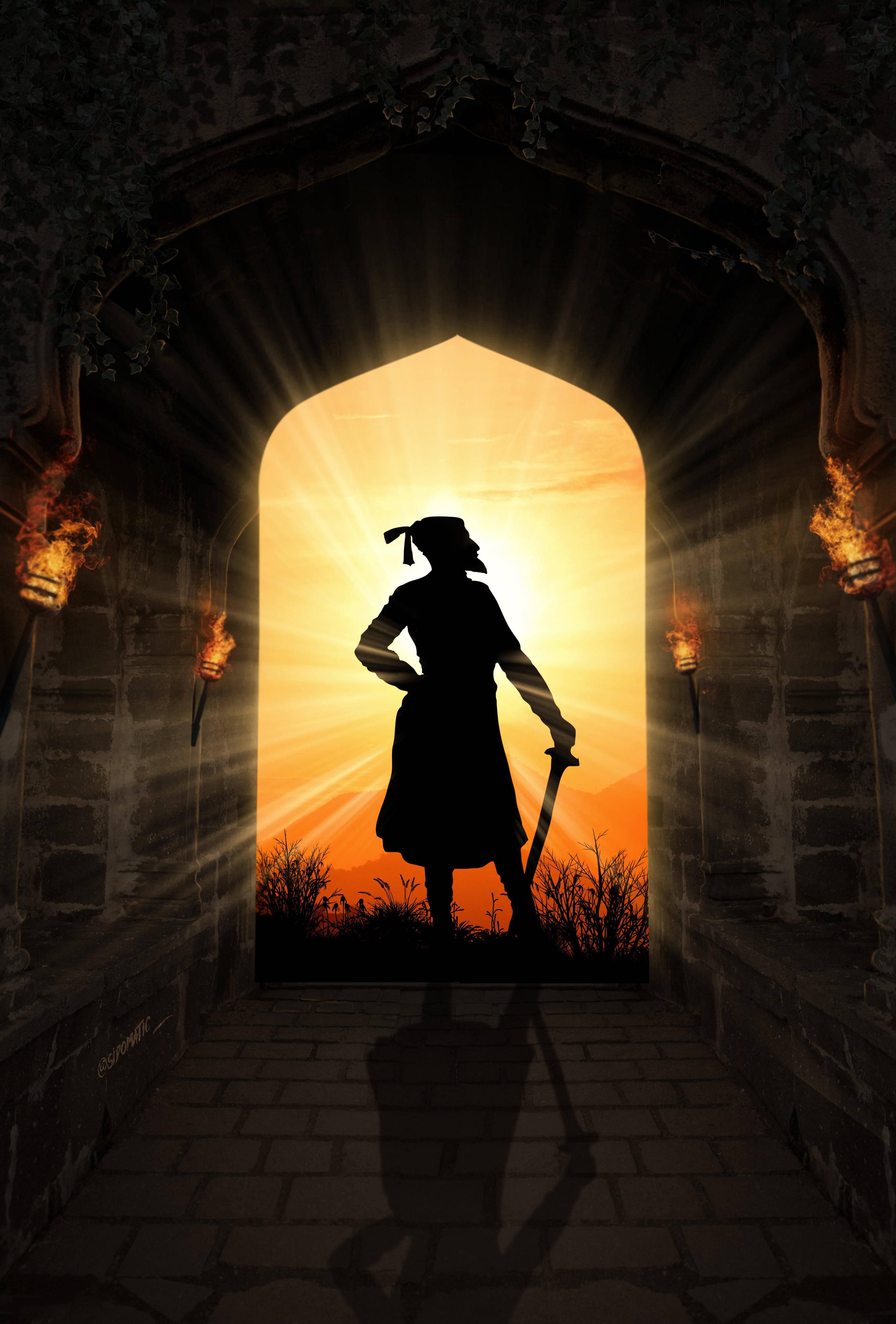 Shivaji Maharaj Silhouette — 3000x4432 wallpaper