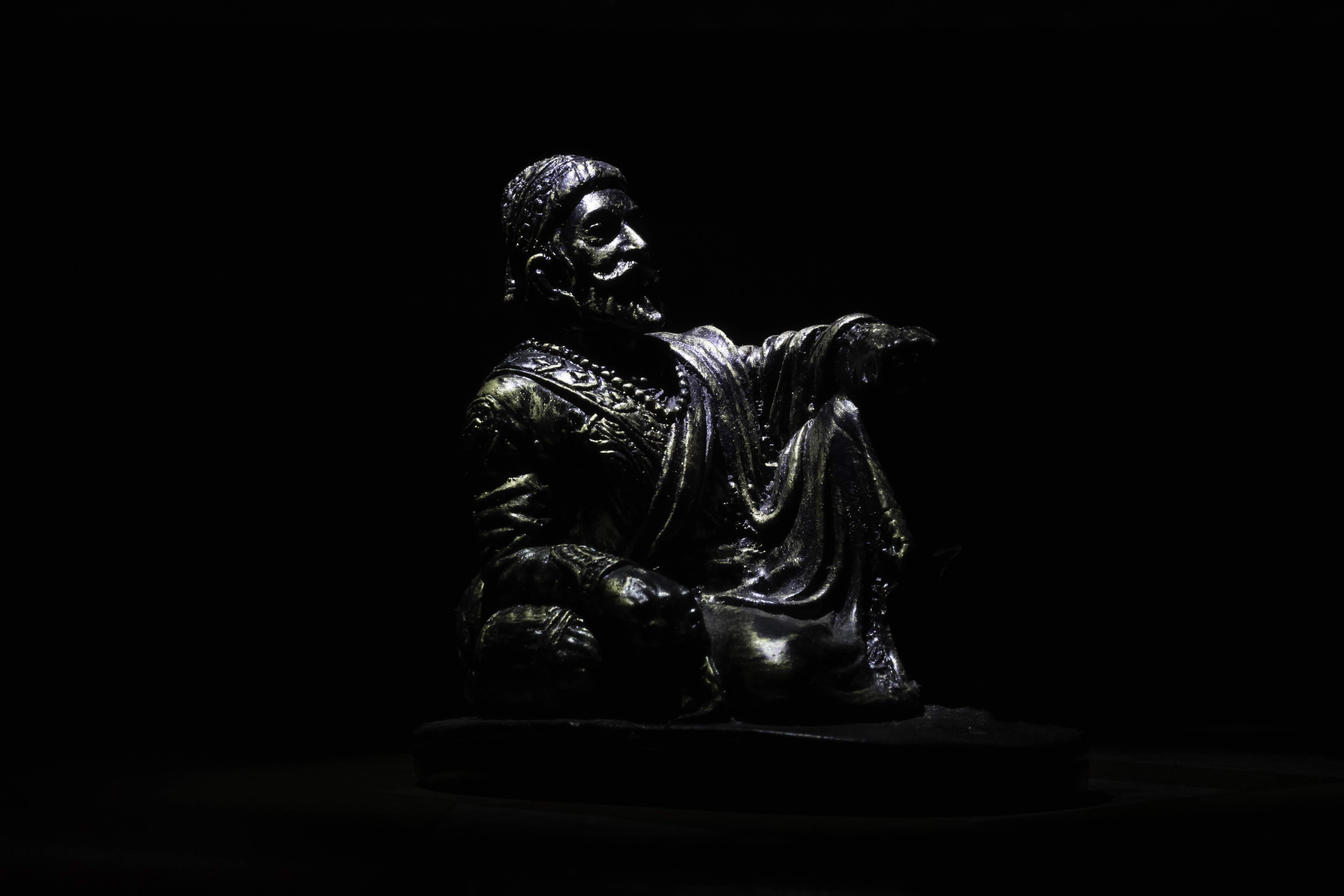 Shivaji Maharaj Statue In Darkness HD — 5072x3381 wallpaper